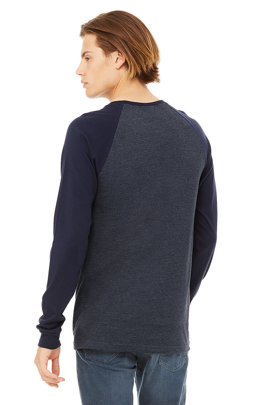 Bella + Canvas 3000C Heather Navy / Midnight