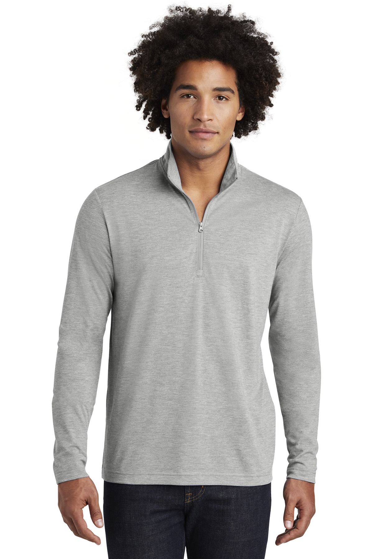 Sport-Tek ST407 Light Gray Heather