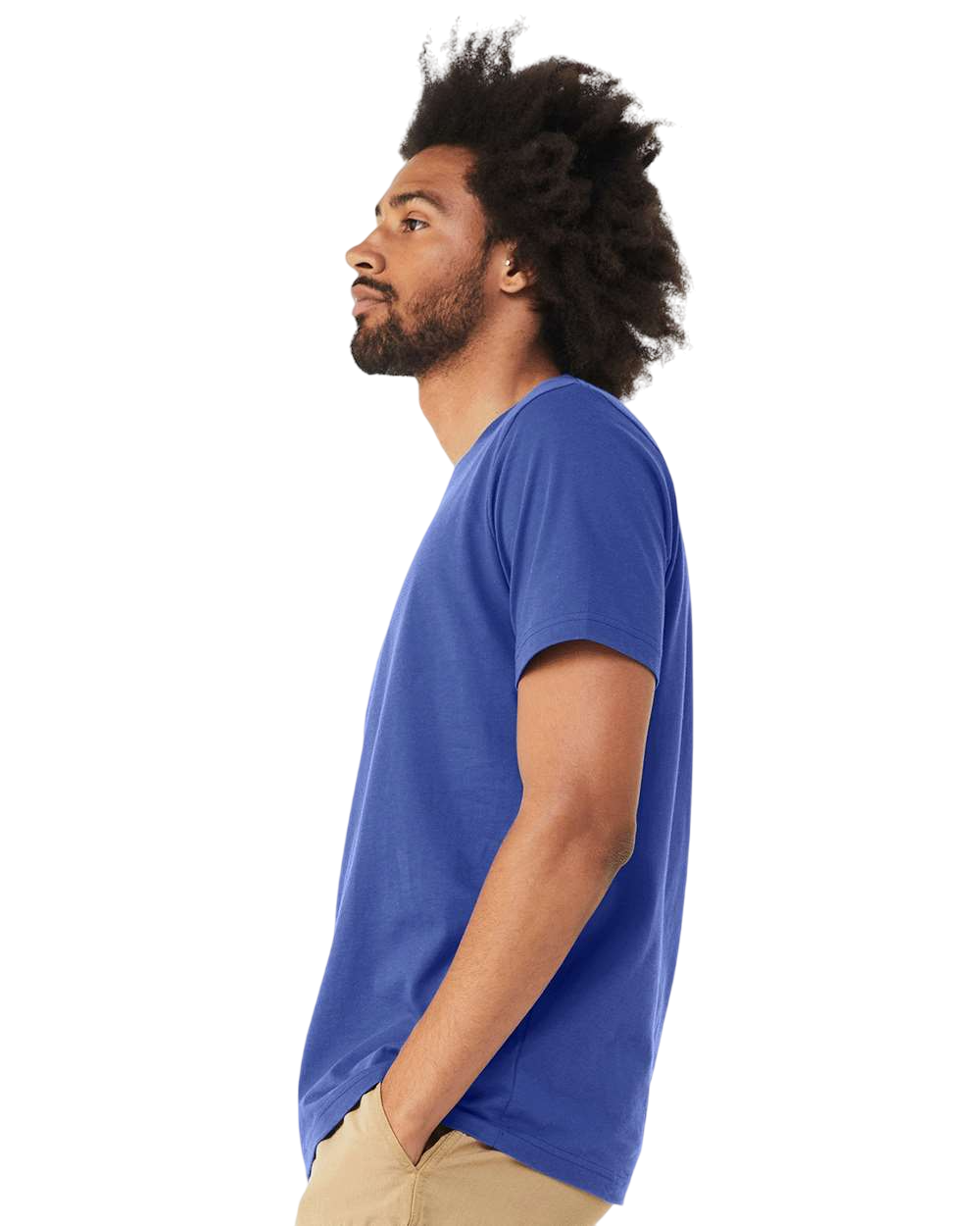 Bella + Canvas 3001CVC Solid True Royal Blend