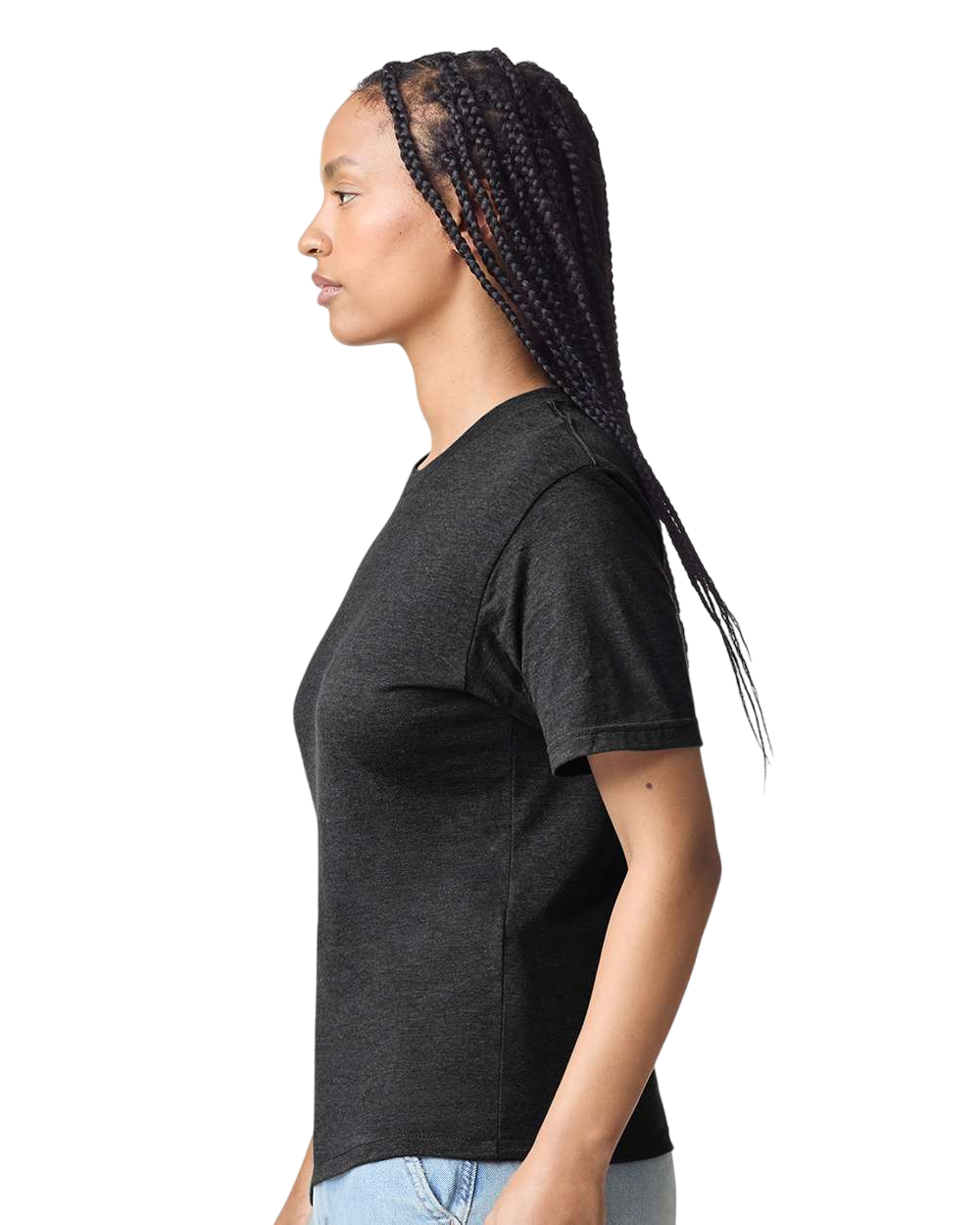 American Apparel 2001CVC Heather Black