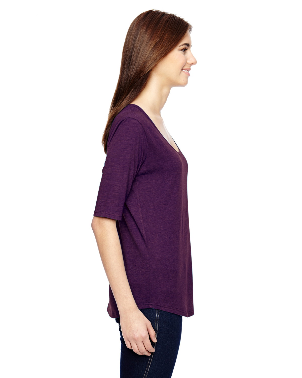 Anvil 6756L Heather Aubergine