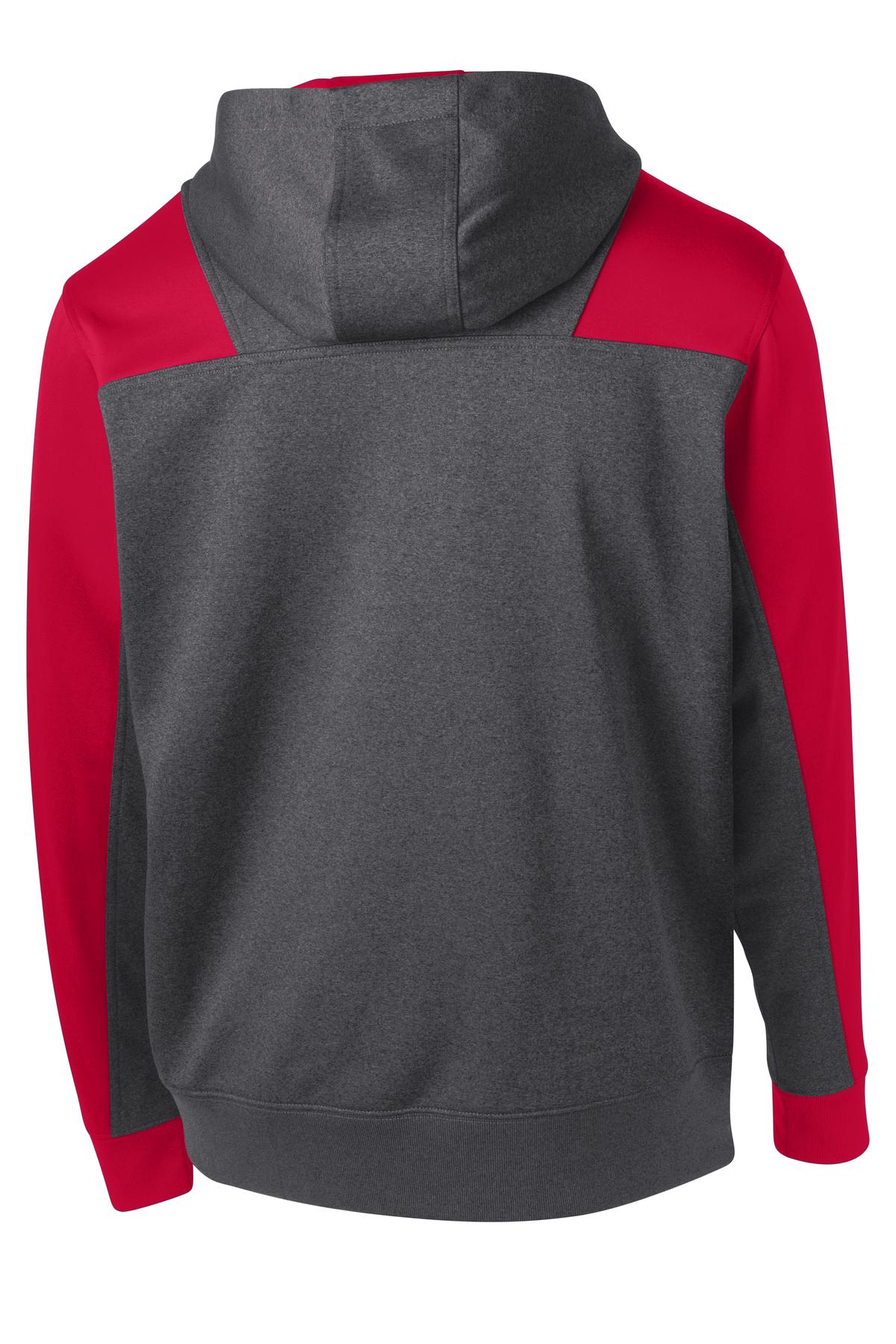 Sport-Tek ST249 Graphite Heather / True Red