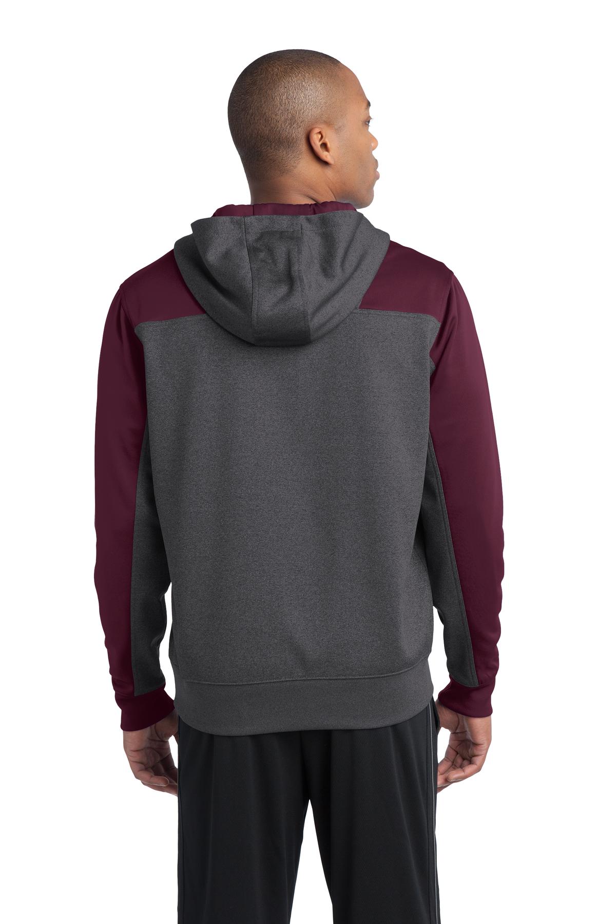 Sport-Tek ST249 Graphite Heather / Maroon