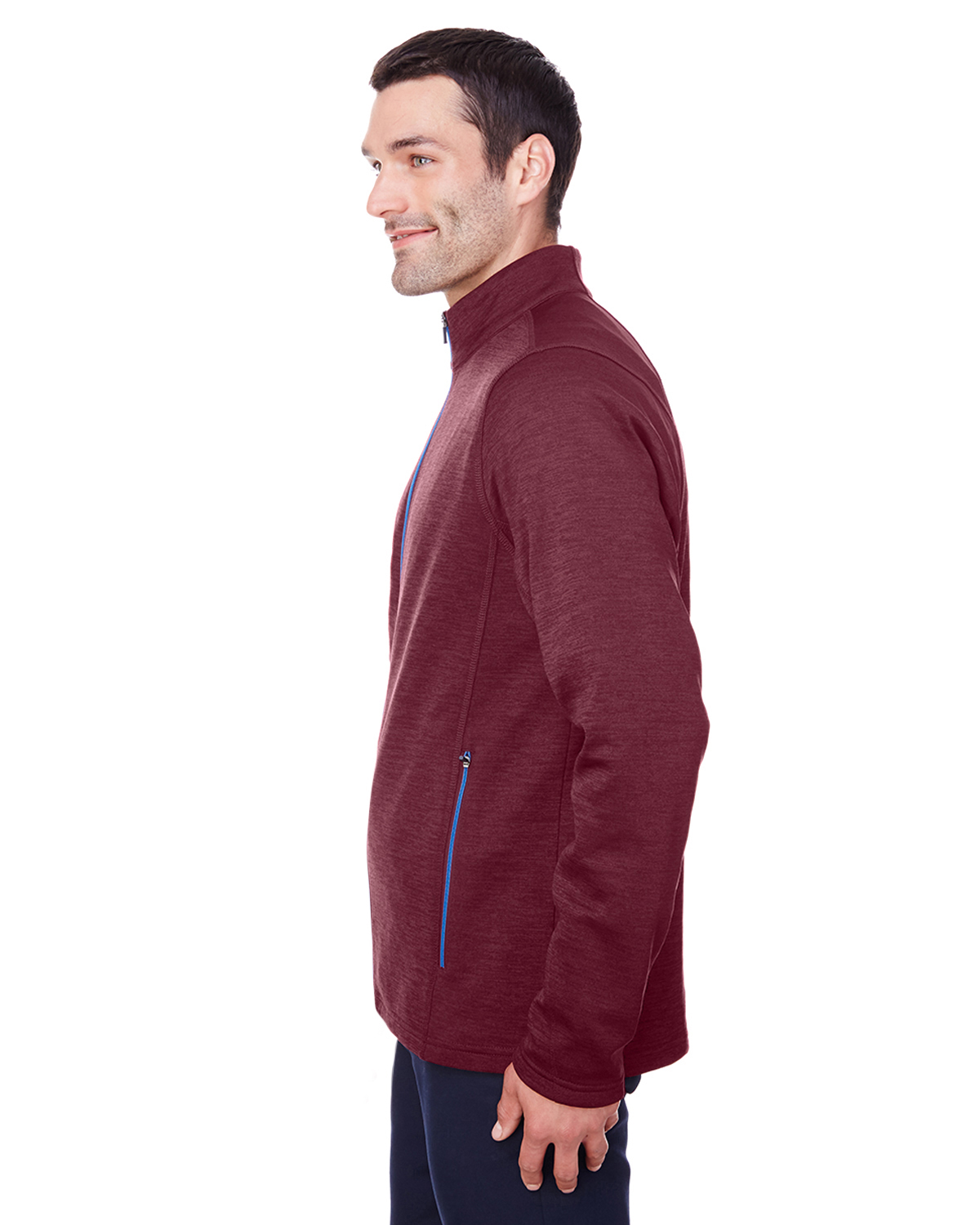 Ash City - North End NE712 Burg Heather / Oly Blue