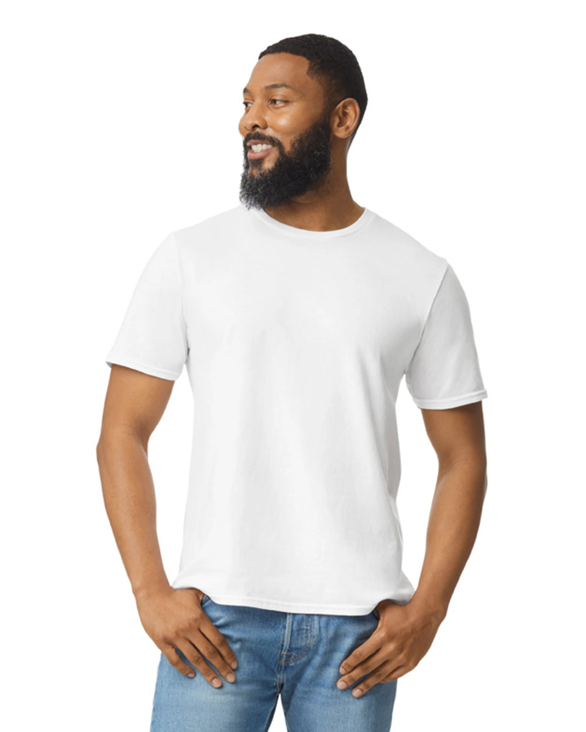 Gildan G640 Softstyle® Unisex T Shirt White | Jiffy