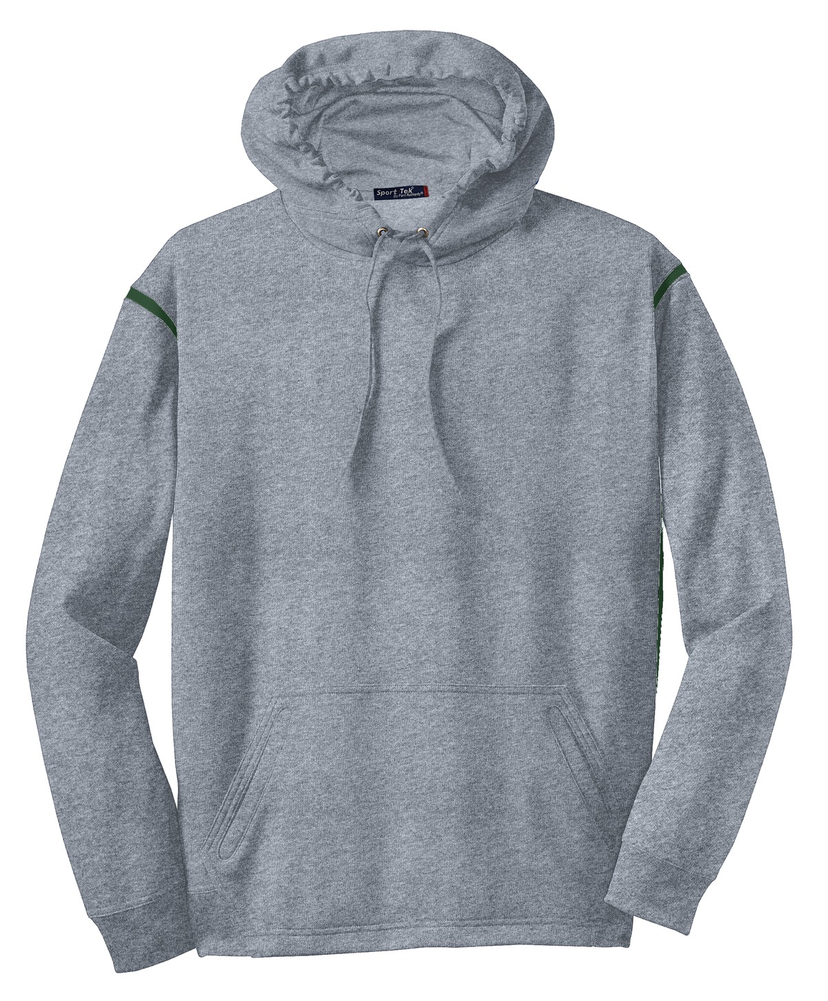 Sport-Tek TST246 Gray Heather / Forest Green