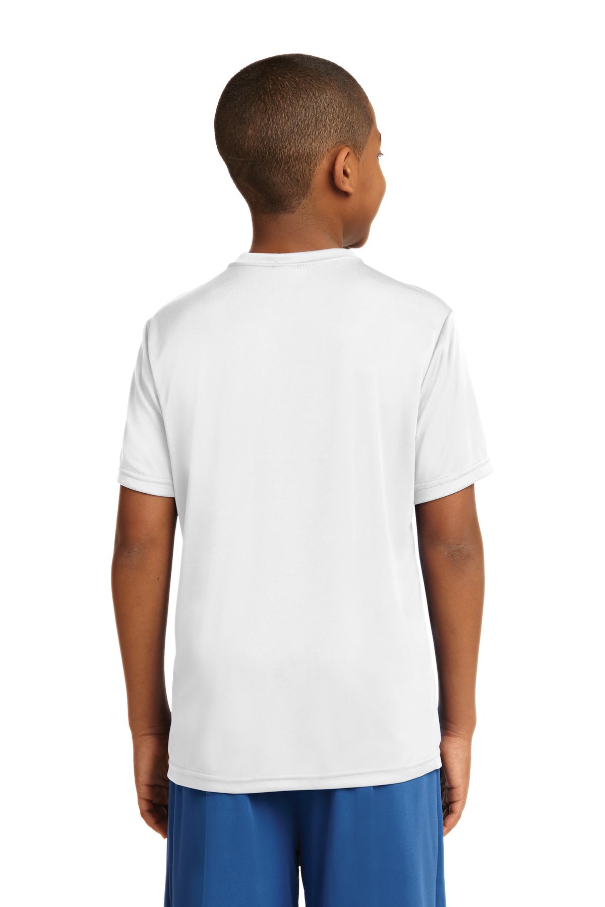 Sport Tek Youth Posi Charge Competitor Tee Yst350 White | Jiffy