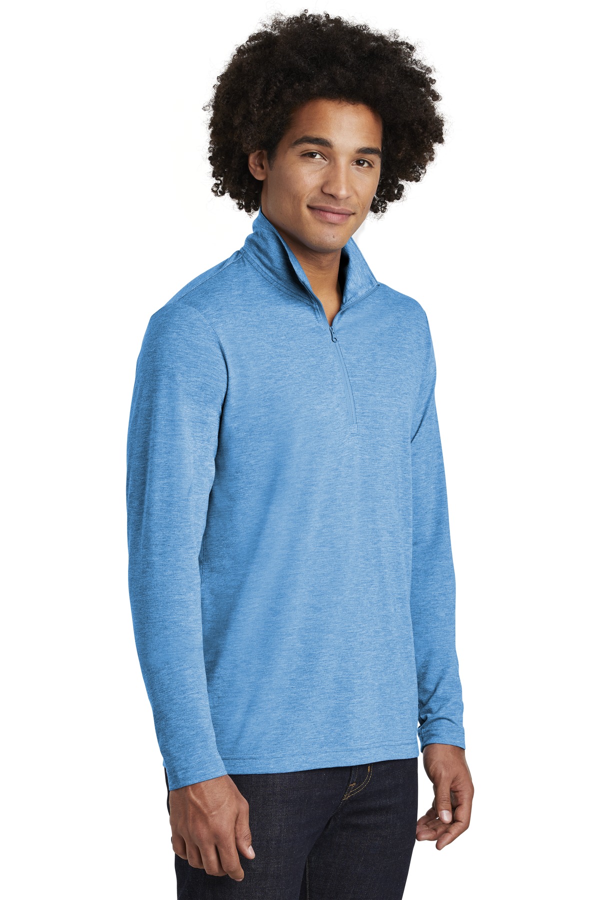 Sport-Tek ST407 Pond Blue Heather