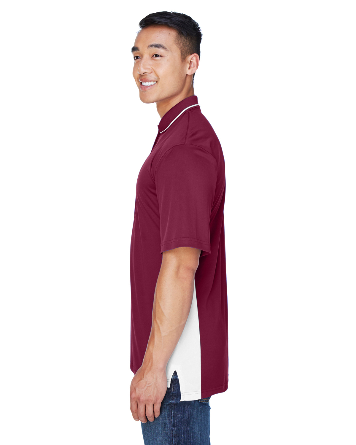 UltraClub 8406 Maroon / White