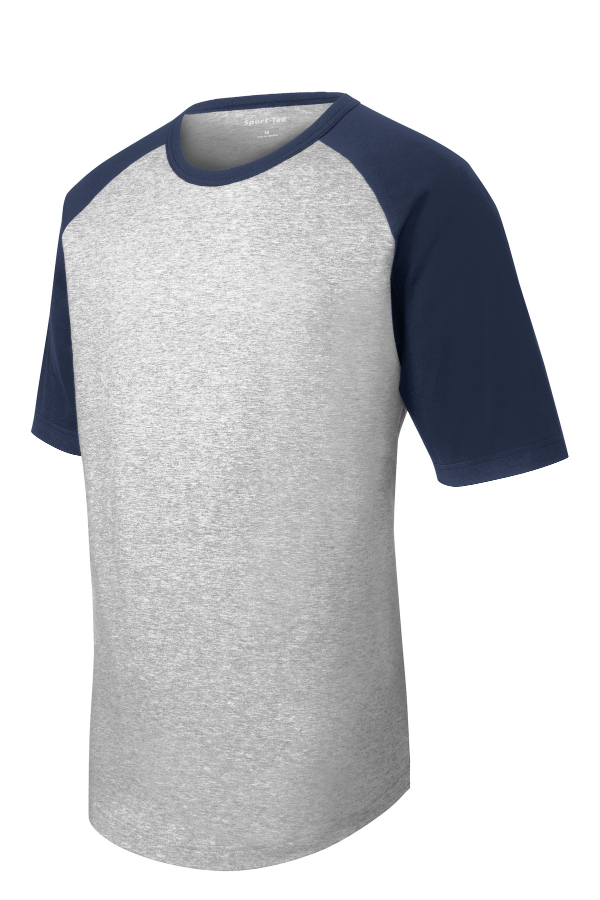 Sport-Tek YT201 Gray Heather / Navy