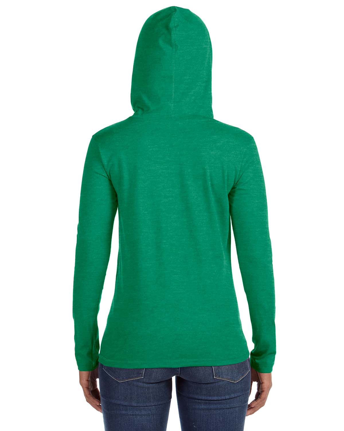 Anvil 887L Heather Green / Neon Yellow