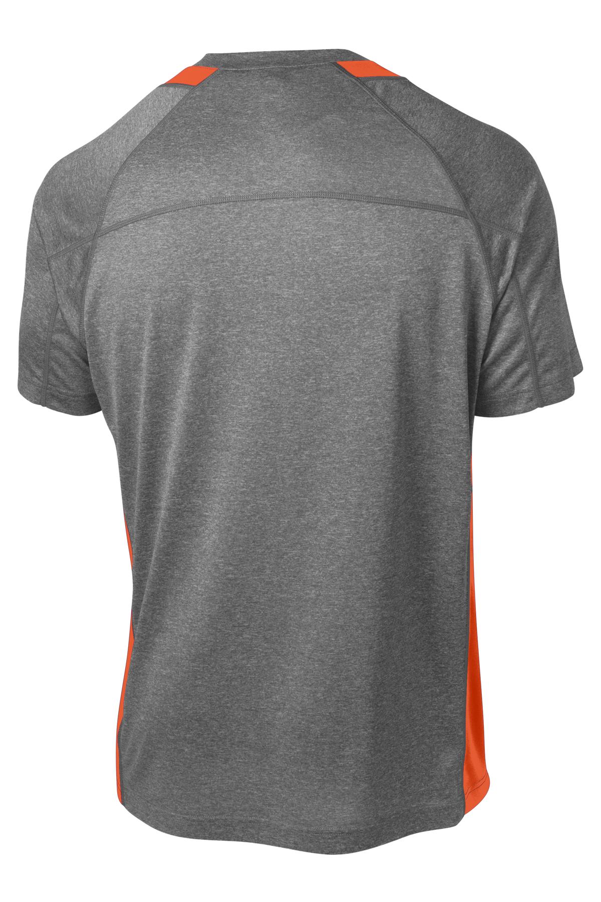 Sport-Tek ST361 Vintage Heather / Deep Orange