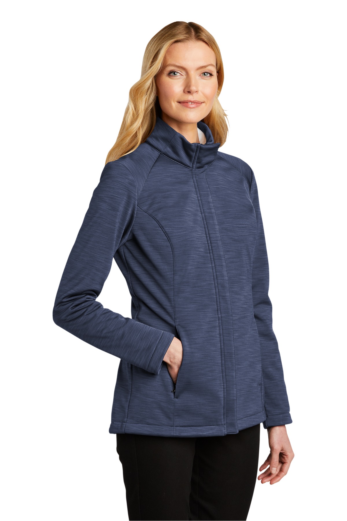 Port Authority L339 Dress Blue Navy Heather