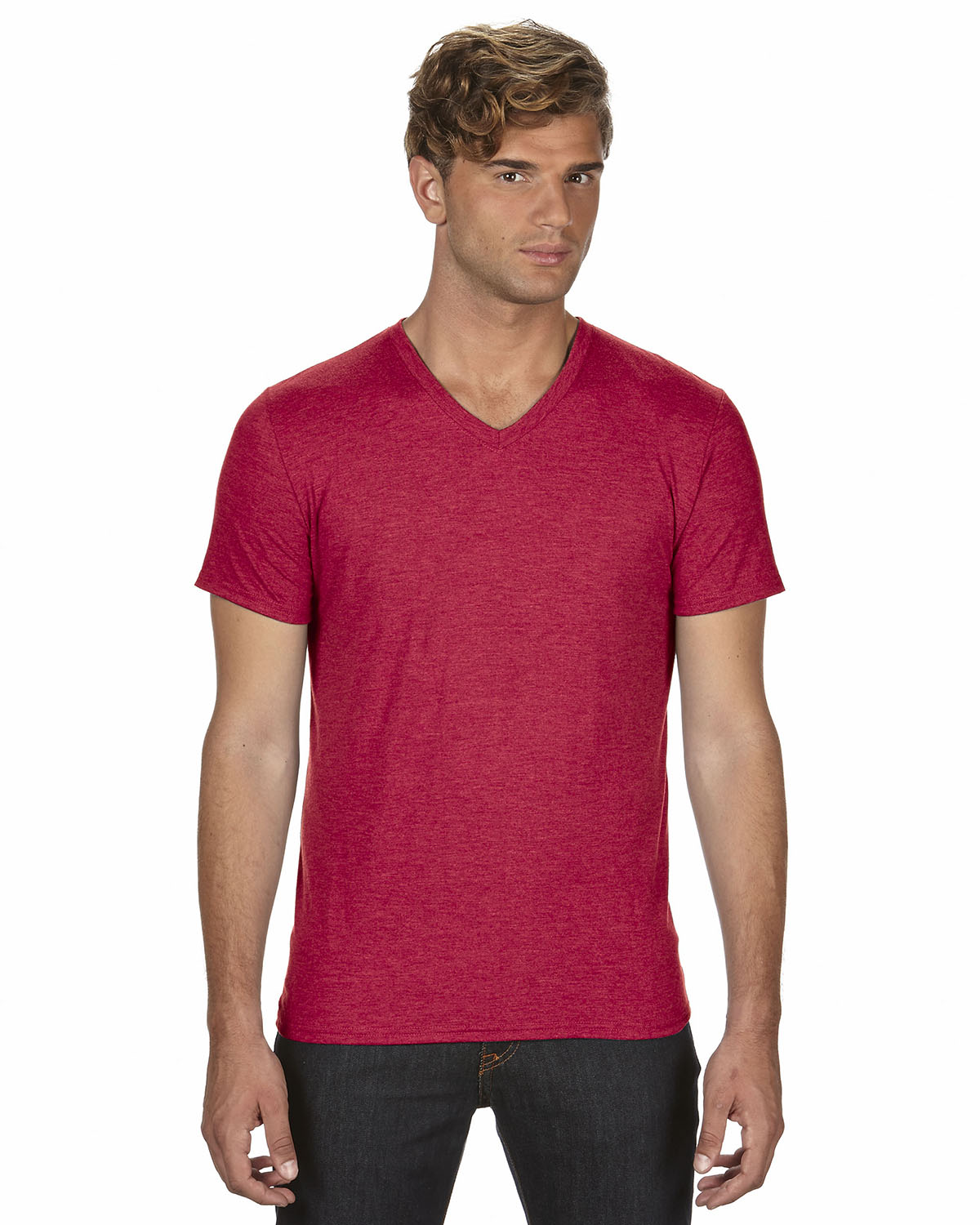 Anvil 6752 Heather Red