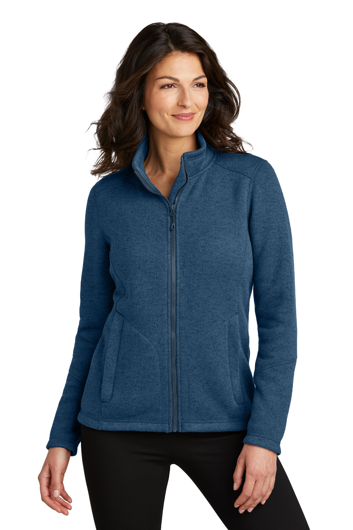 Port Authority L428 Insignia Blue Heather
