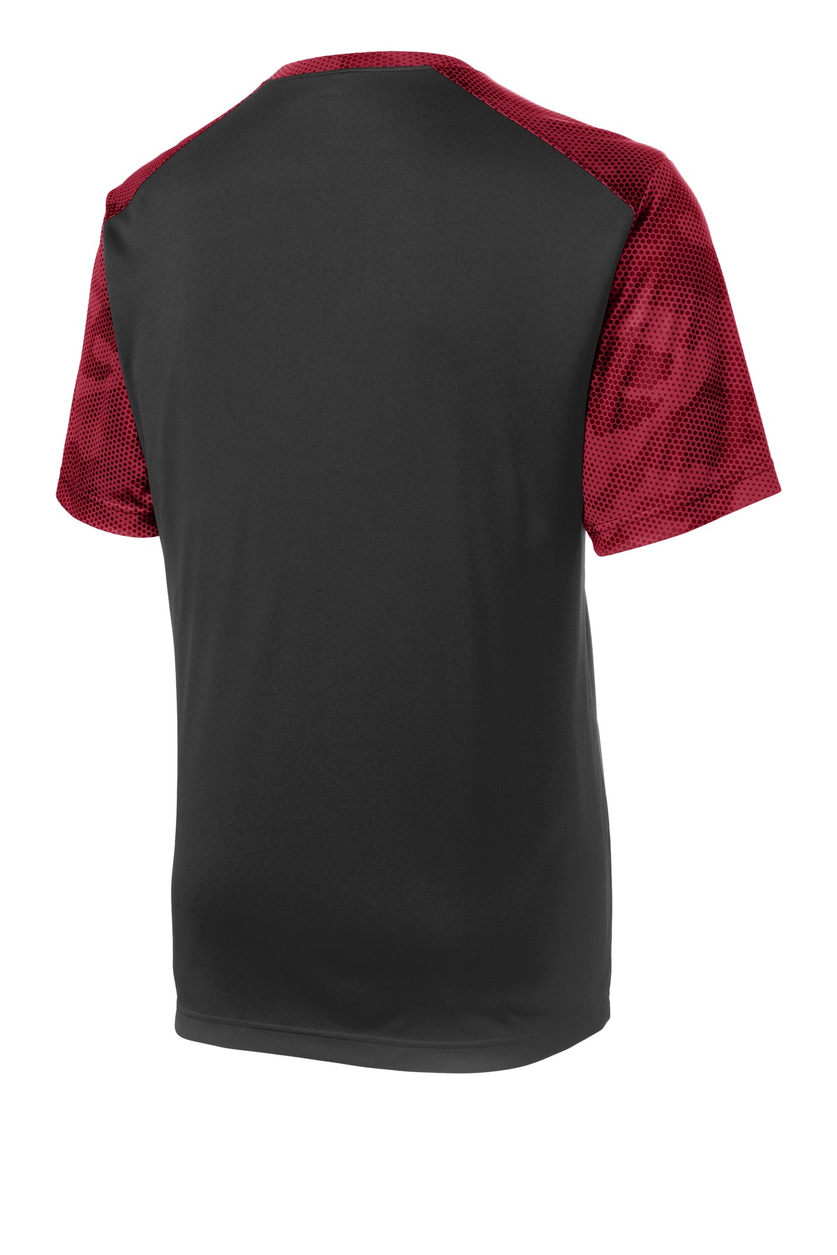 Sport-Tek YST371 Black / Deep Red