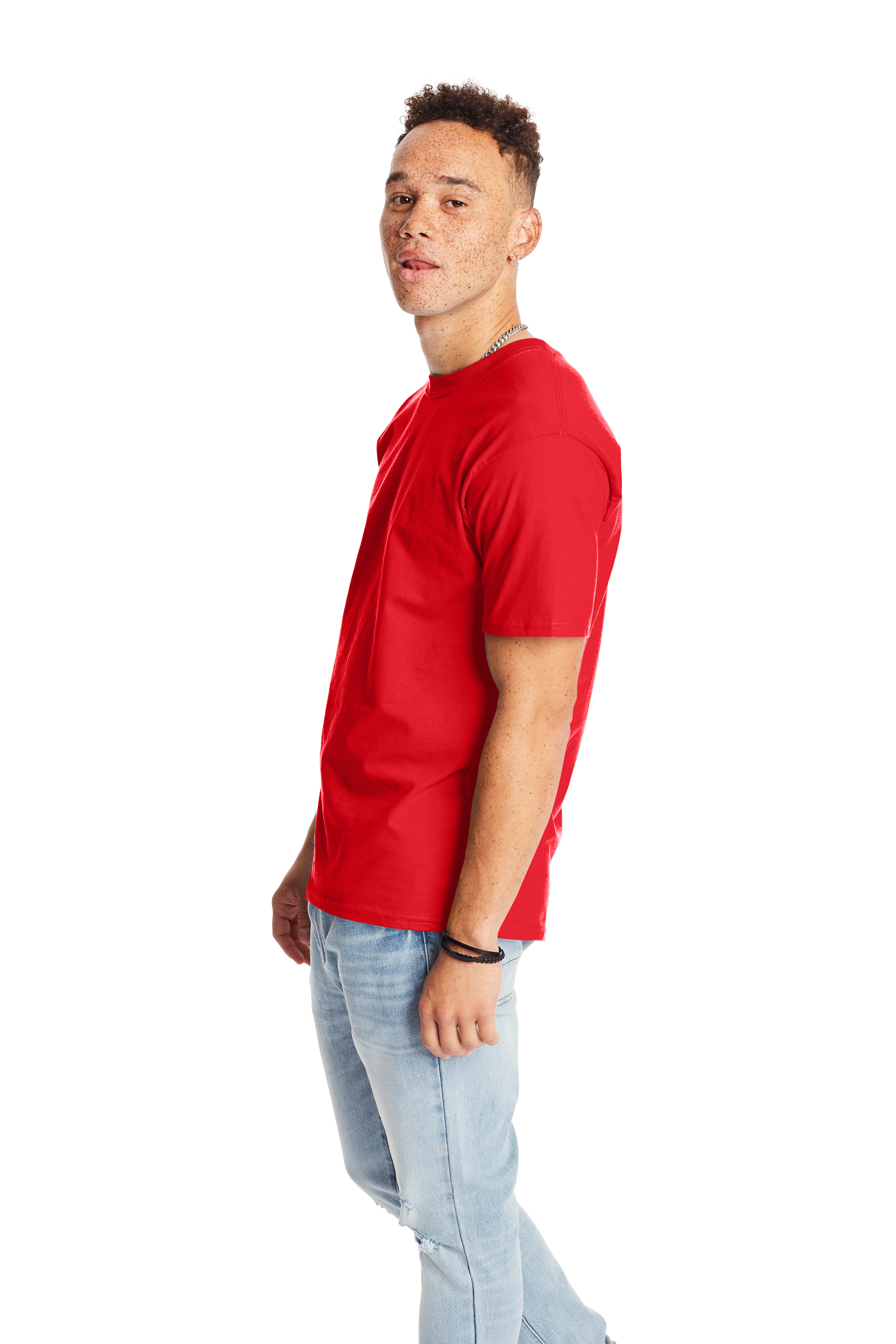 Hanes 5180 Athletic Red