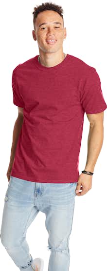 Hanes 5180 Heather Red