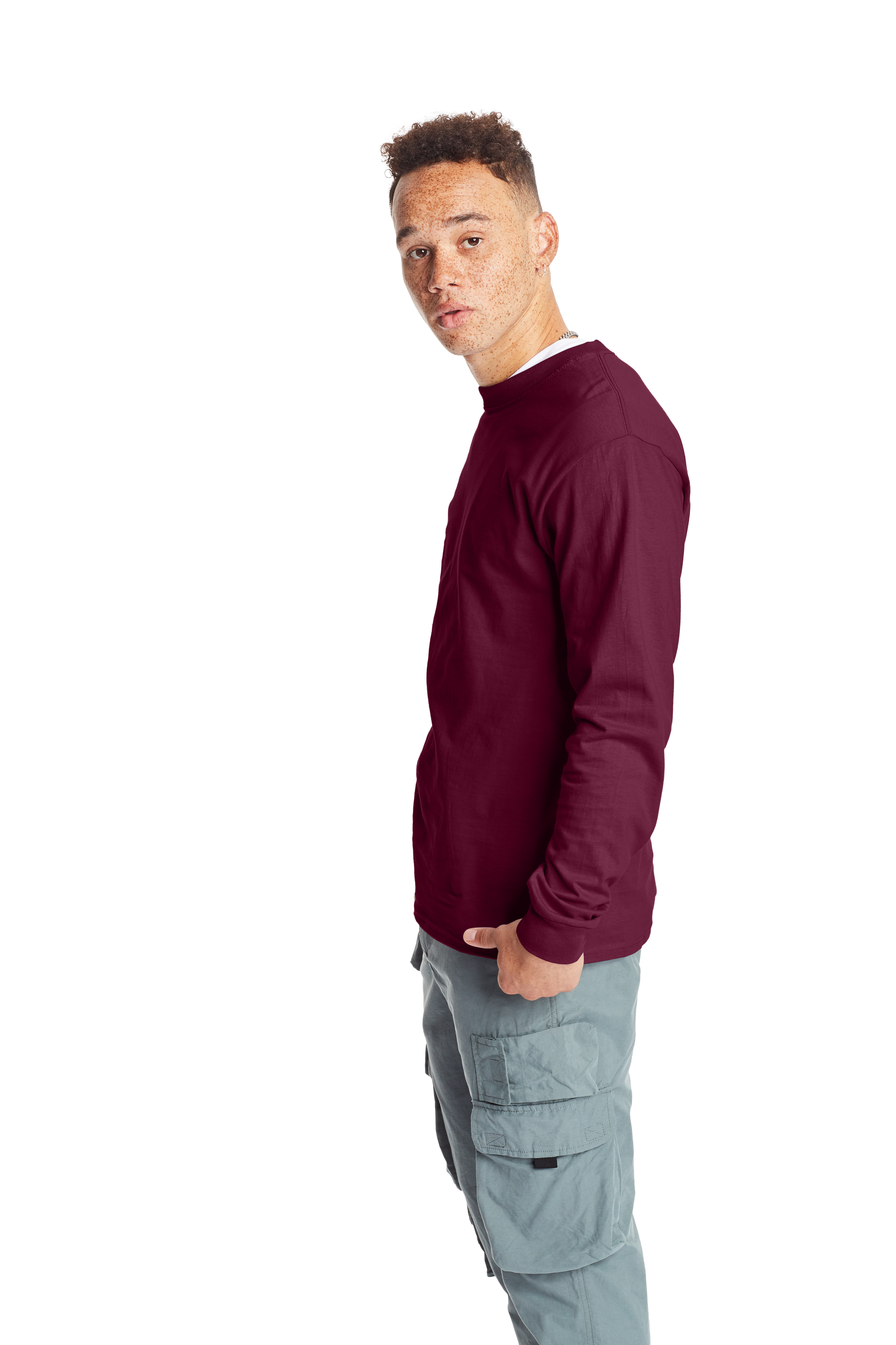 Hanes 5186 Maroon