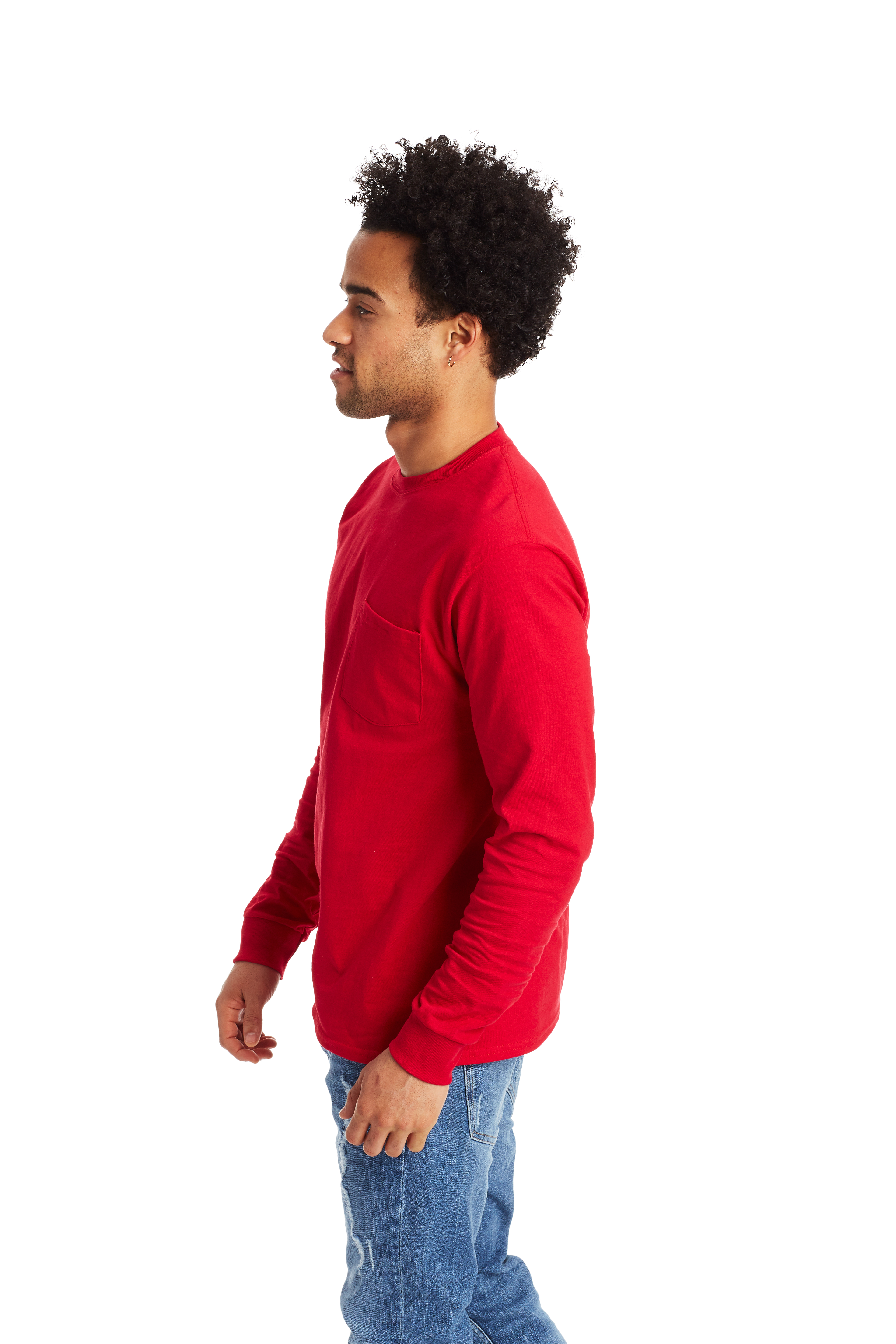 hanes deep red