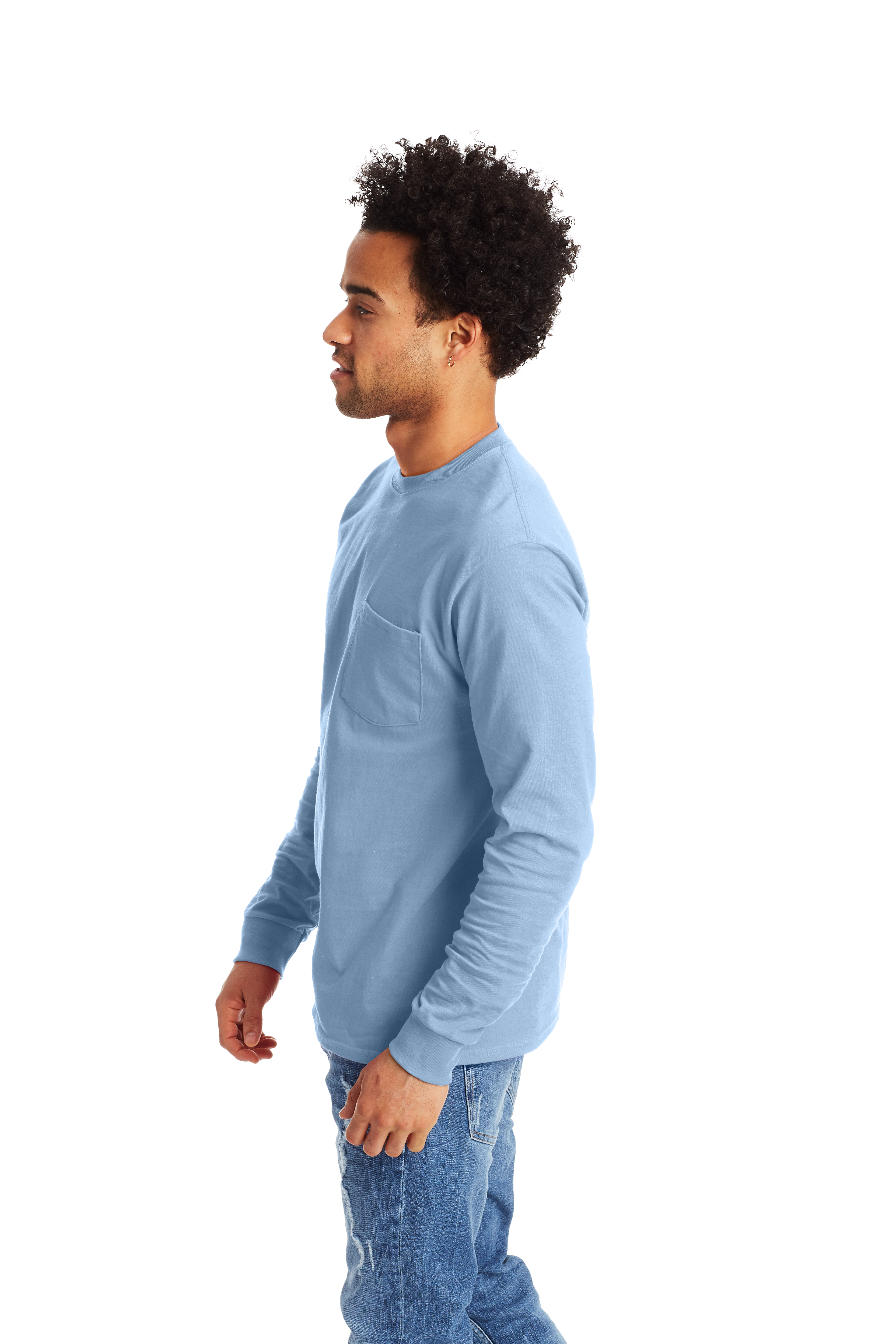 Hanes 5596 Light Blue
