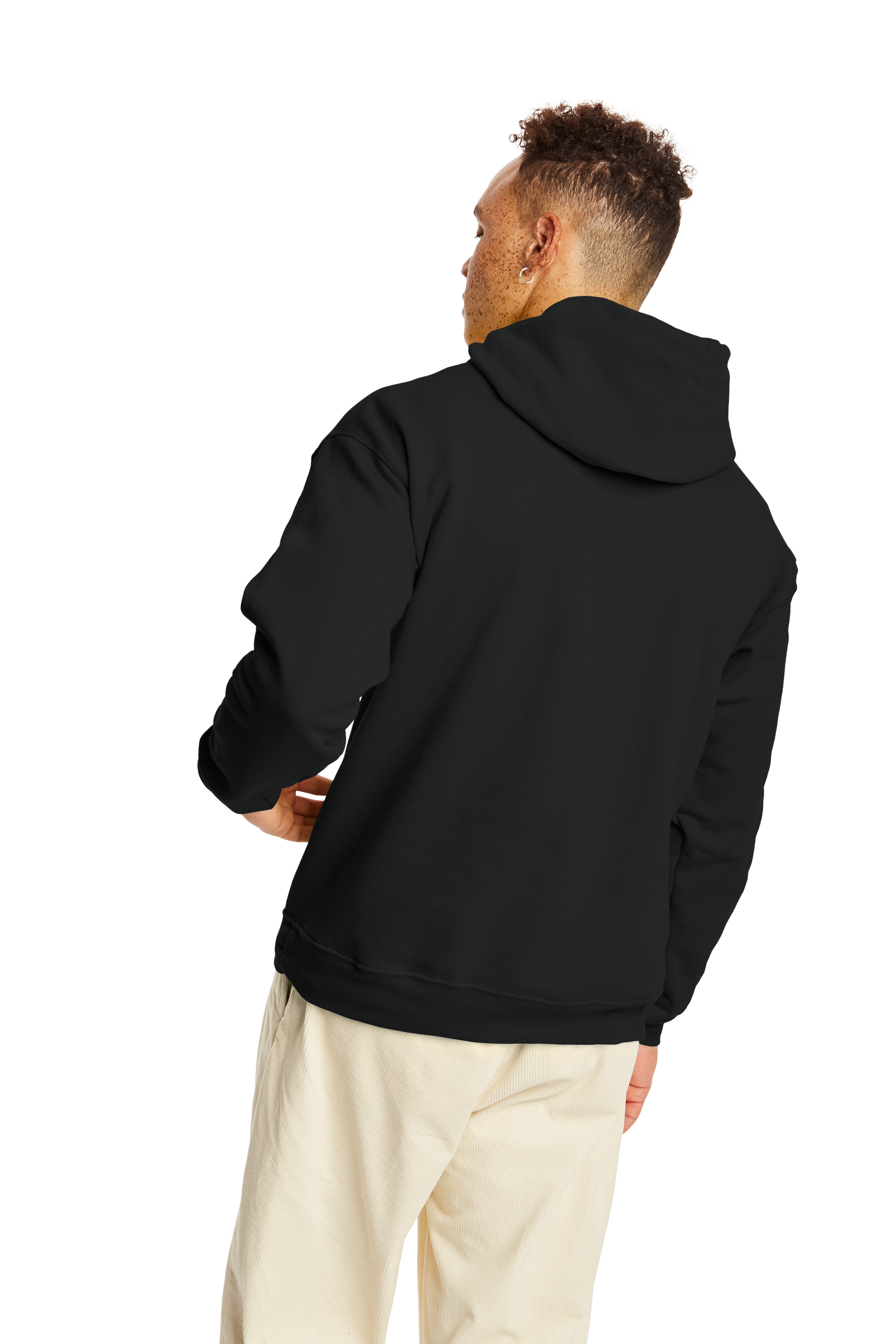 Hanes Ecosmart® 50/50 Pullover Hoodie P170 Black | Jiffy