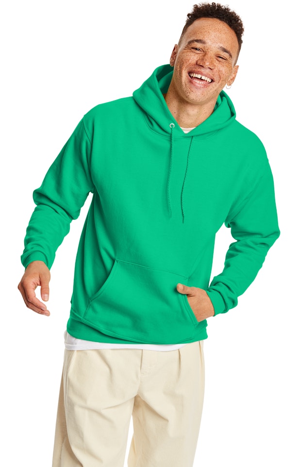 Hanes Ecosmart® 50/50 Pullover Hoodie P170 Kelly Green Jiffy
