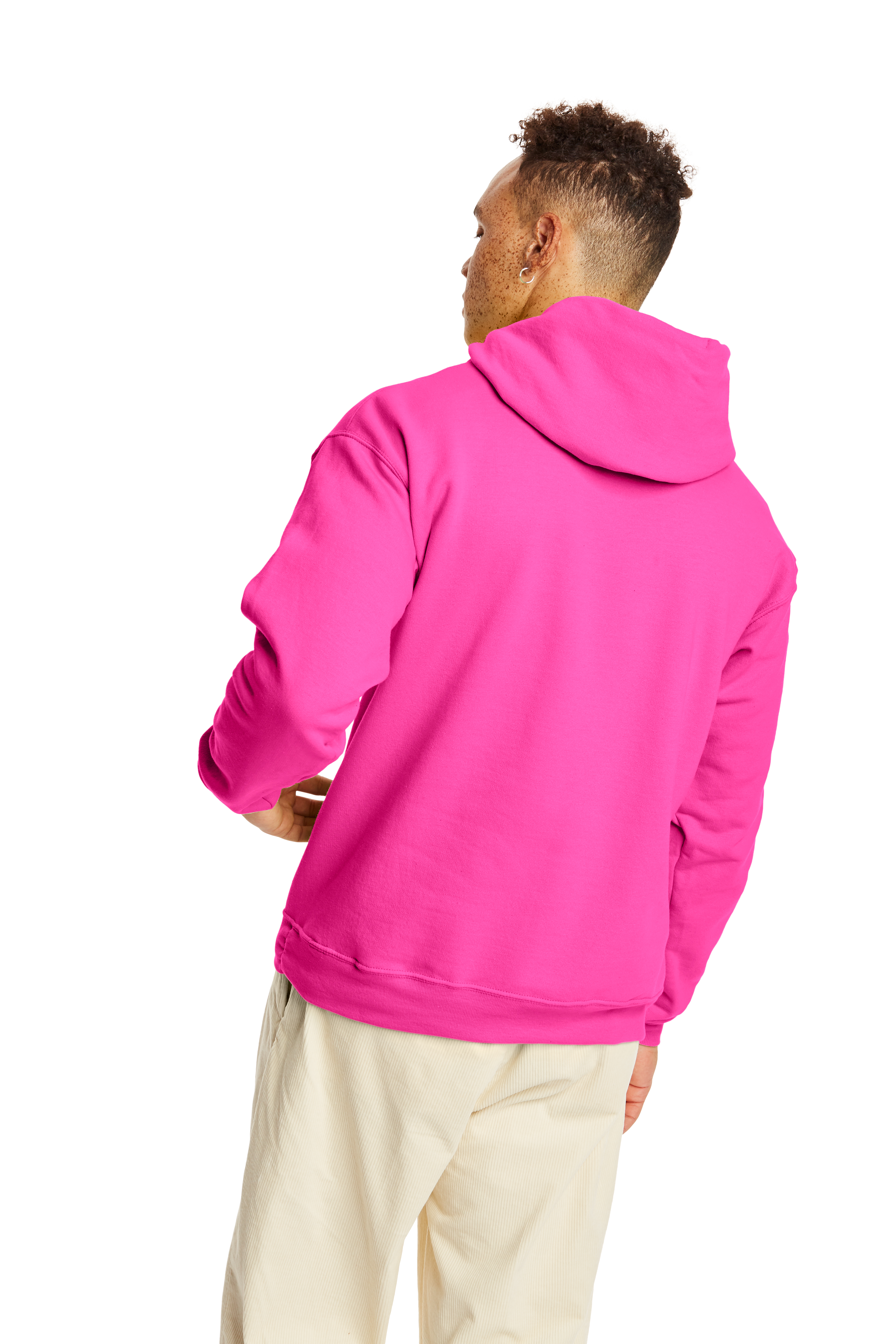 Mens on sale Hoodie Sweatshirt Hot Pink Pullover Arkansas Childrens Hospital Heavy Small