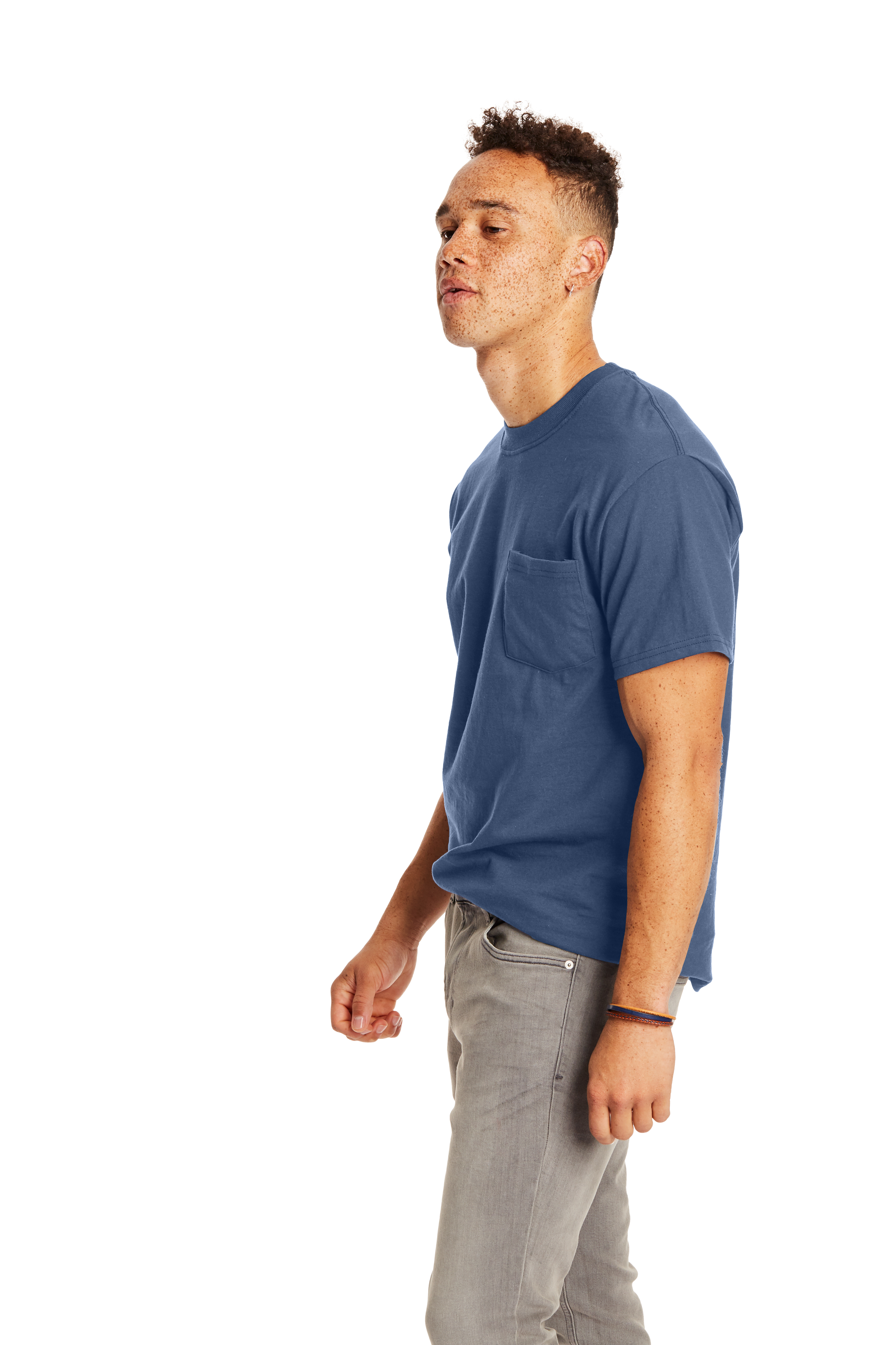 Hanes 5190P Denim Blue