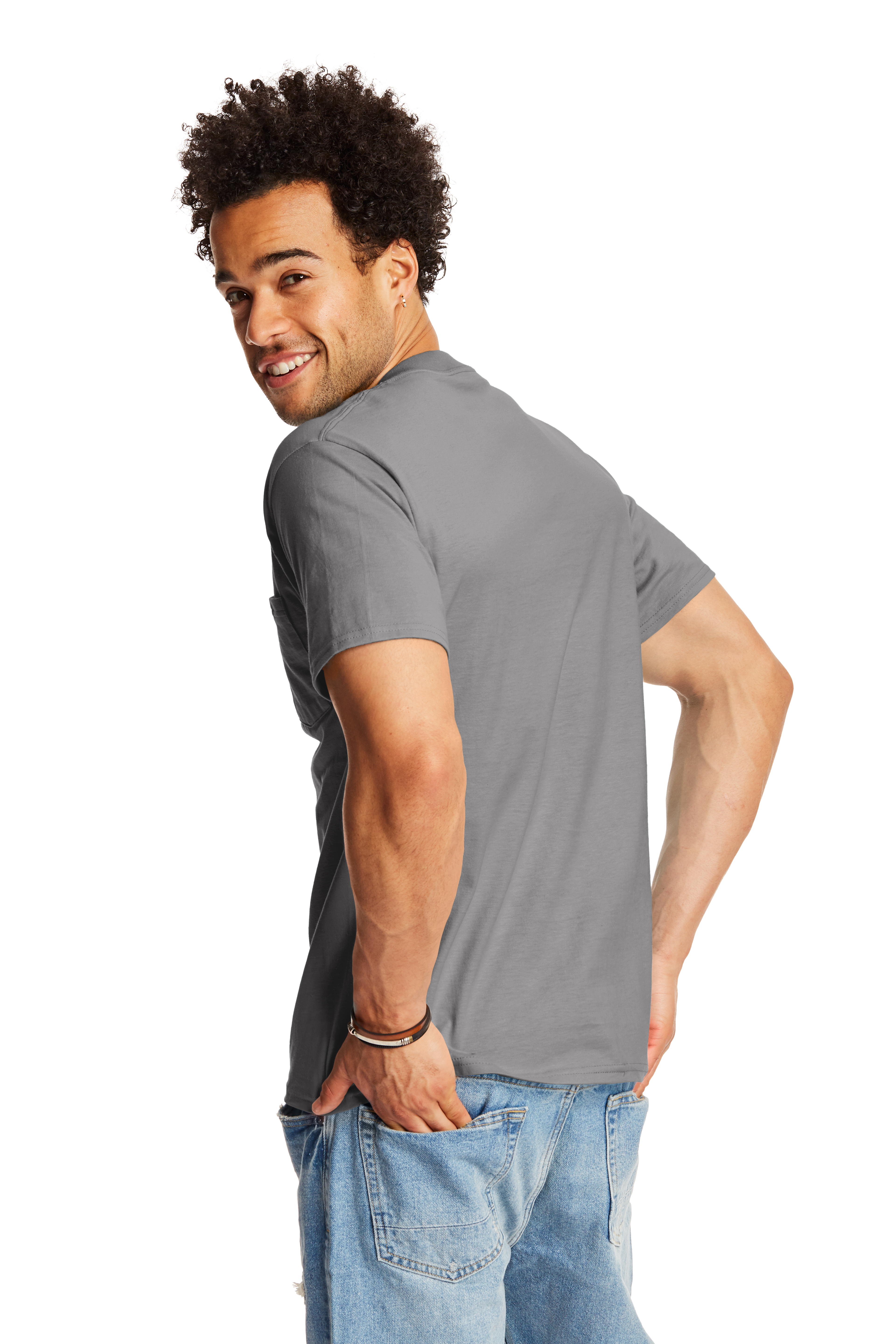 Hanes 5190P Smoke Gray