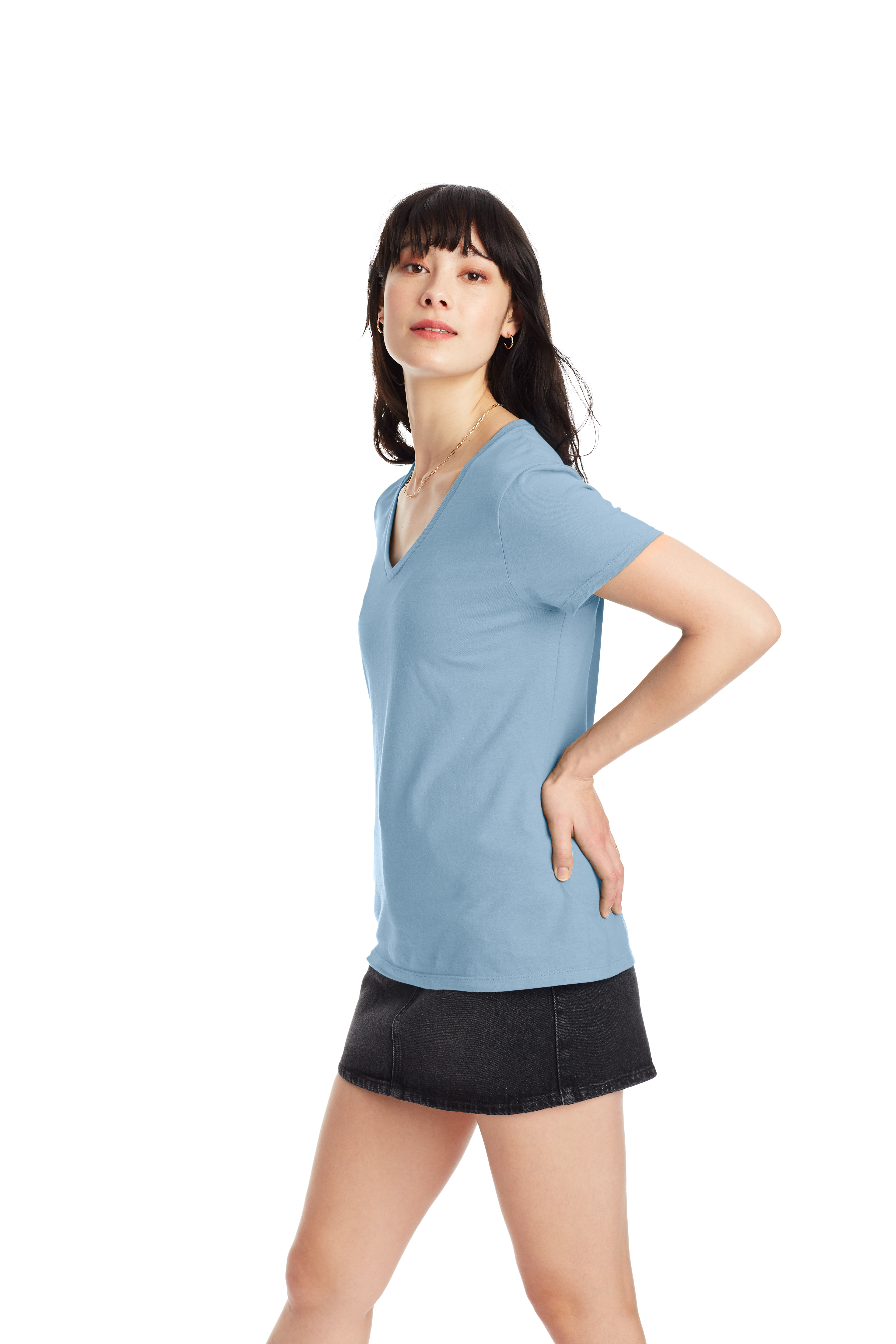 Hanes S04V Light Blue