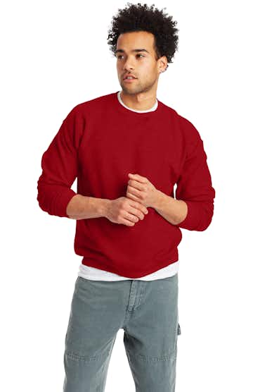 Hanes P1607 Red Pepper Heather