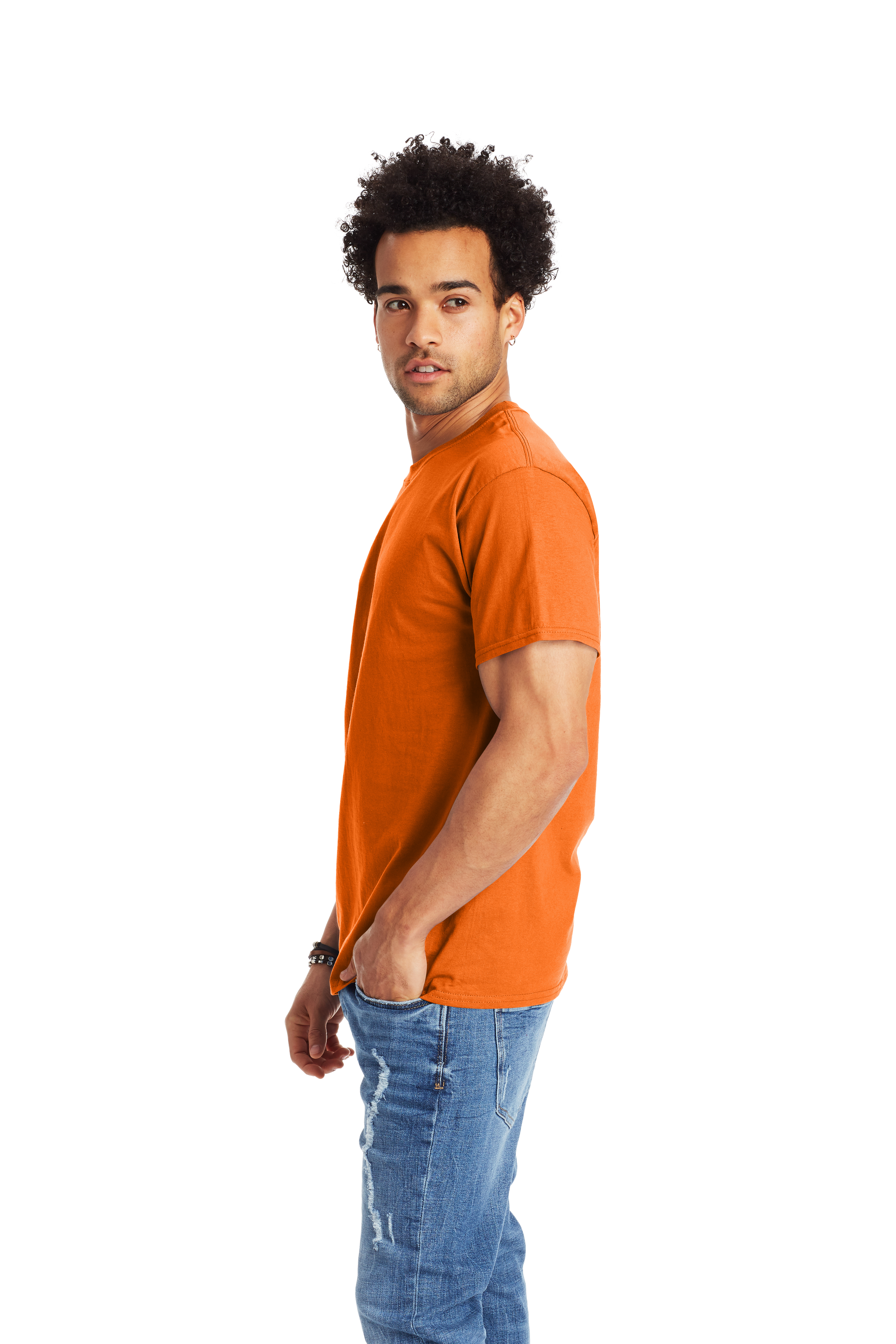 Hanes 5250T Athletic Orange