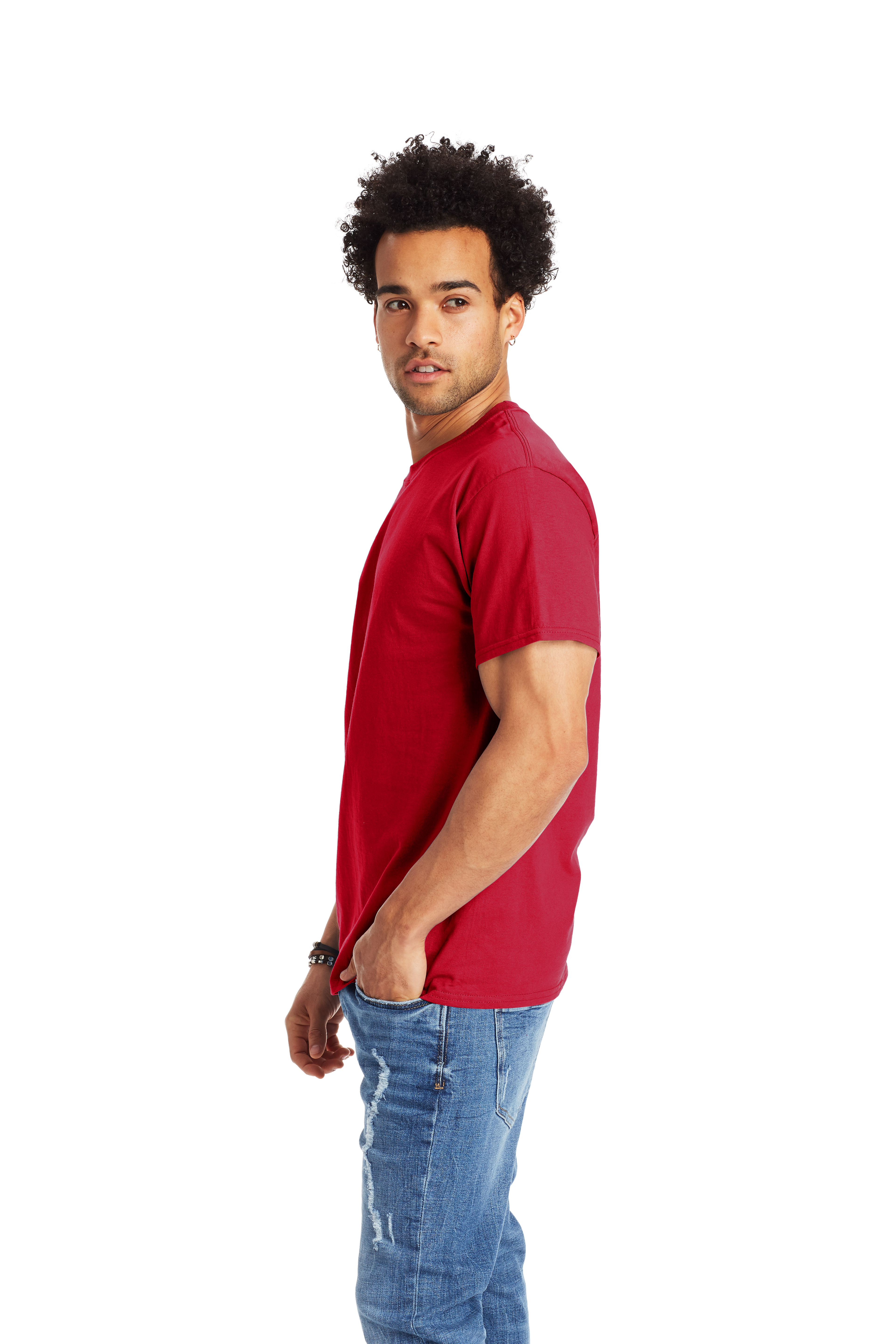 Hanes 5250T Deep Red