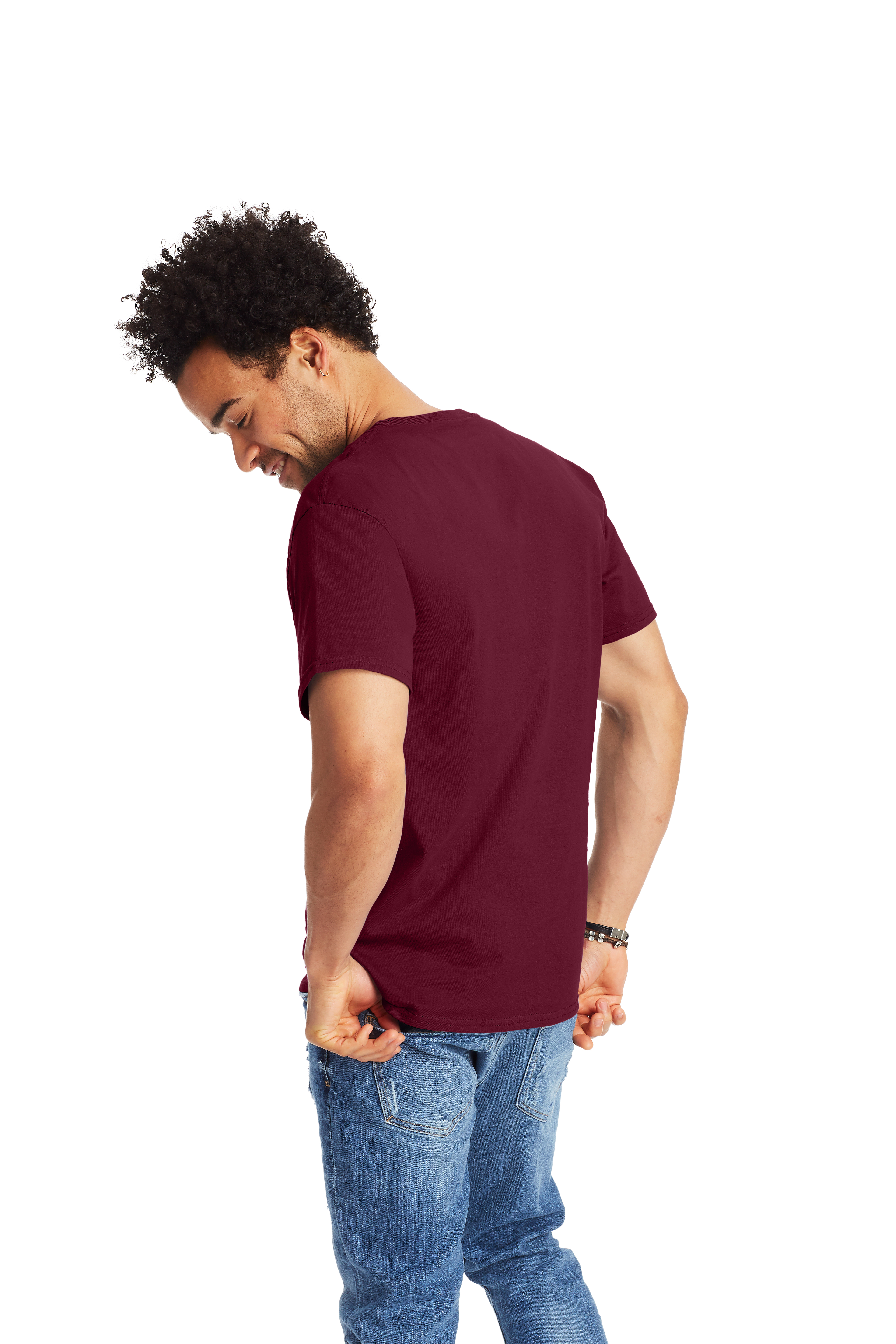 Hanes 5250T Maroon