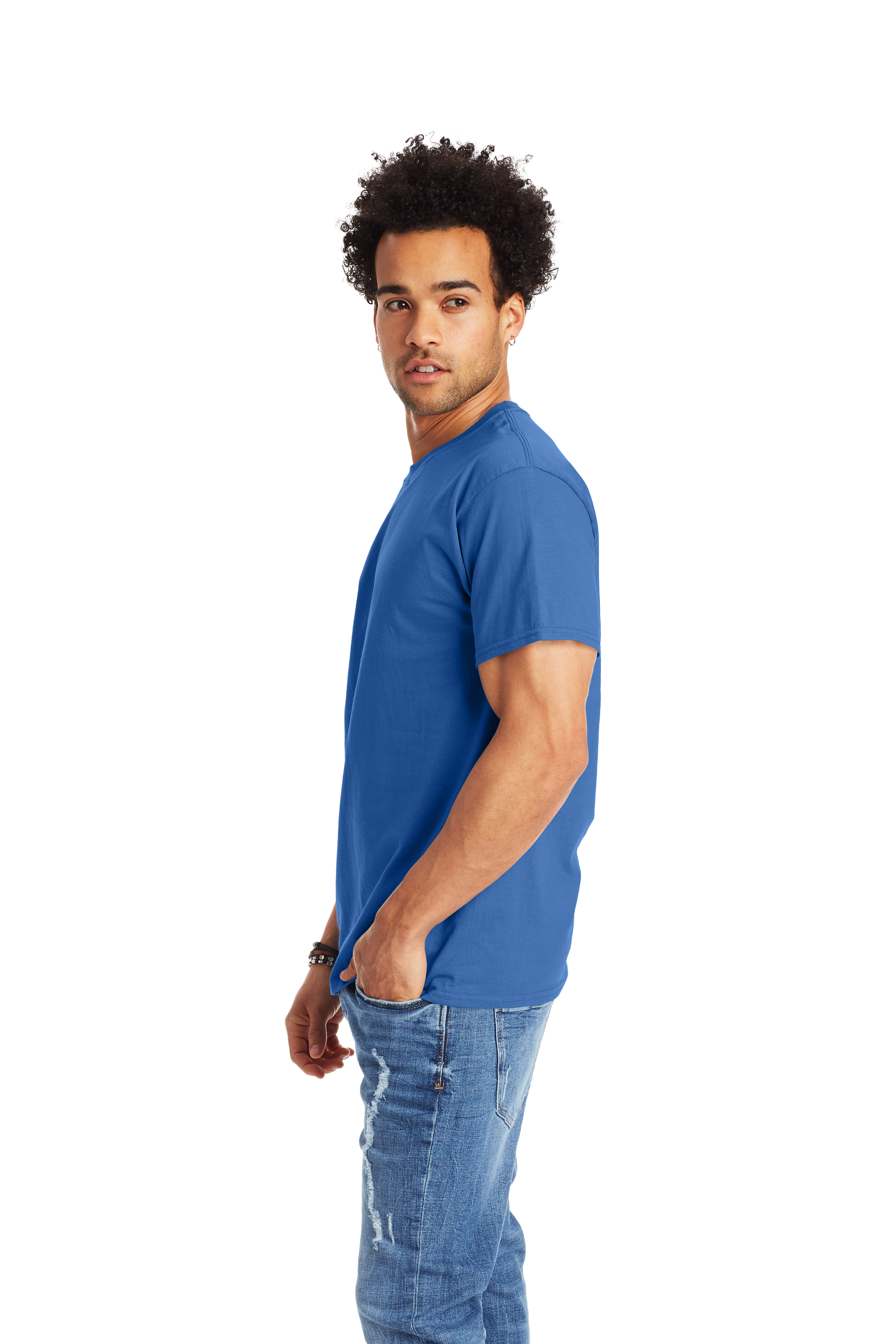 Hanes 5250T Palace Blue
