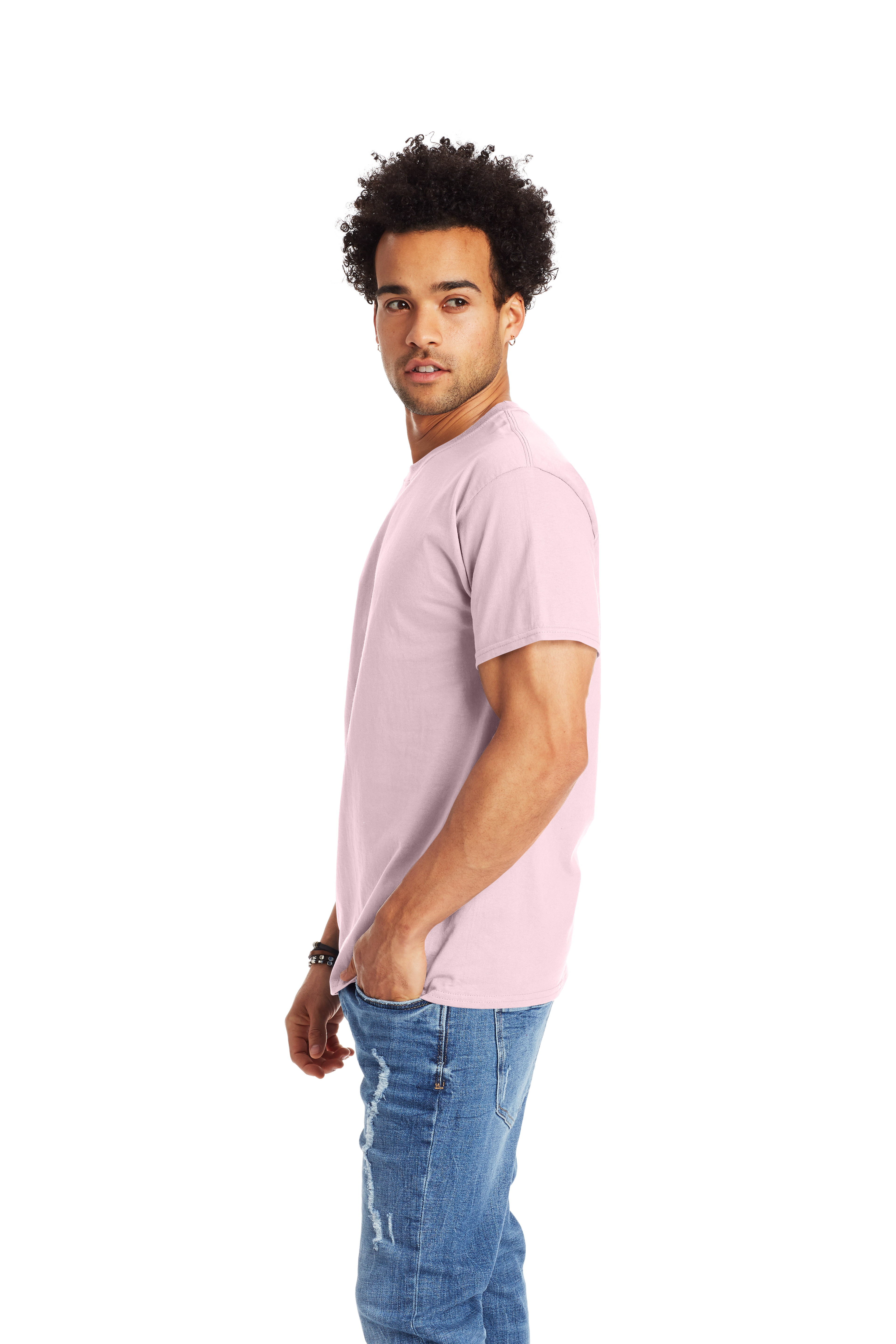 Hanes 5250T Pale Pink