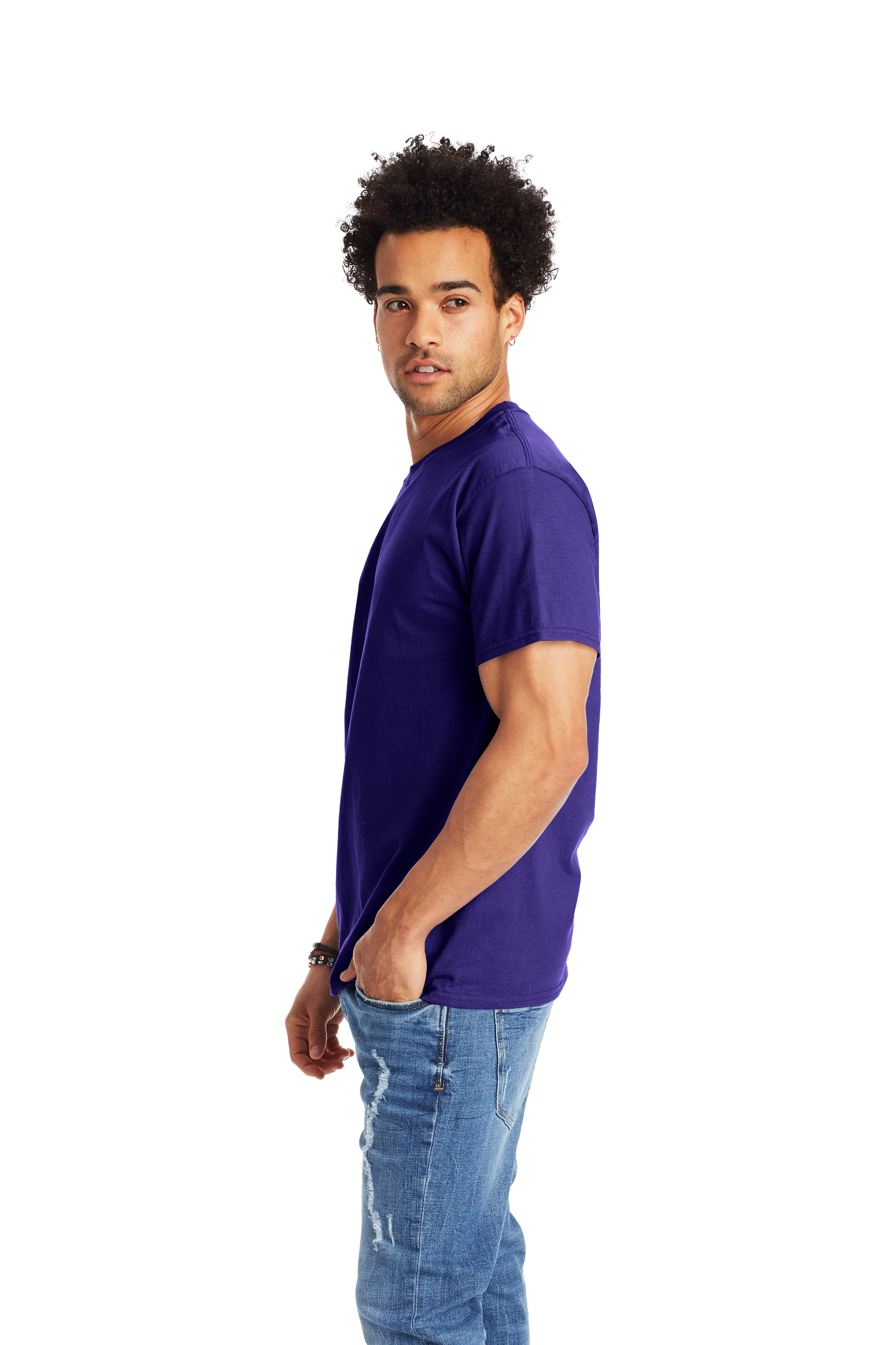 Hanes 5250T Purple