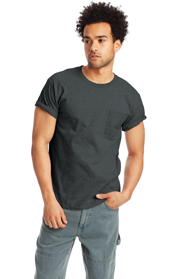 Hanes H5590 Charcoal Heather