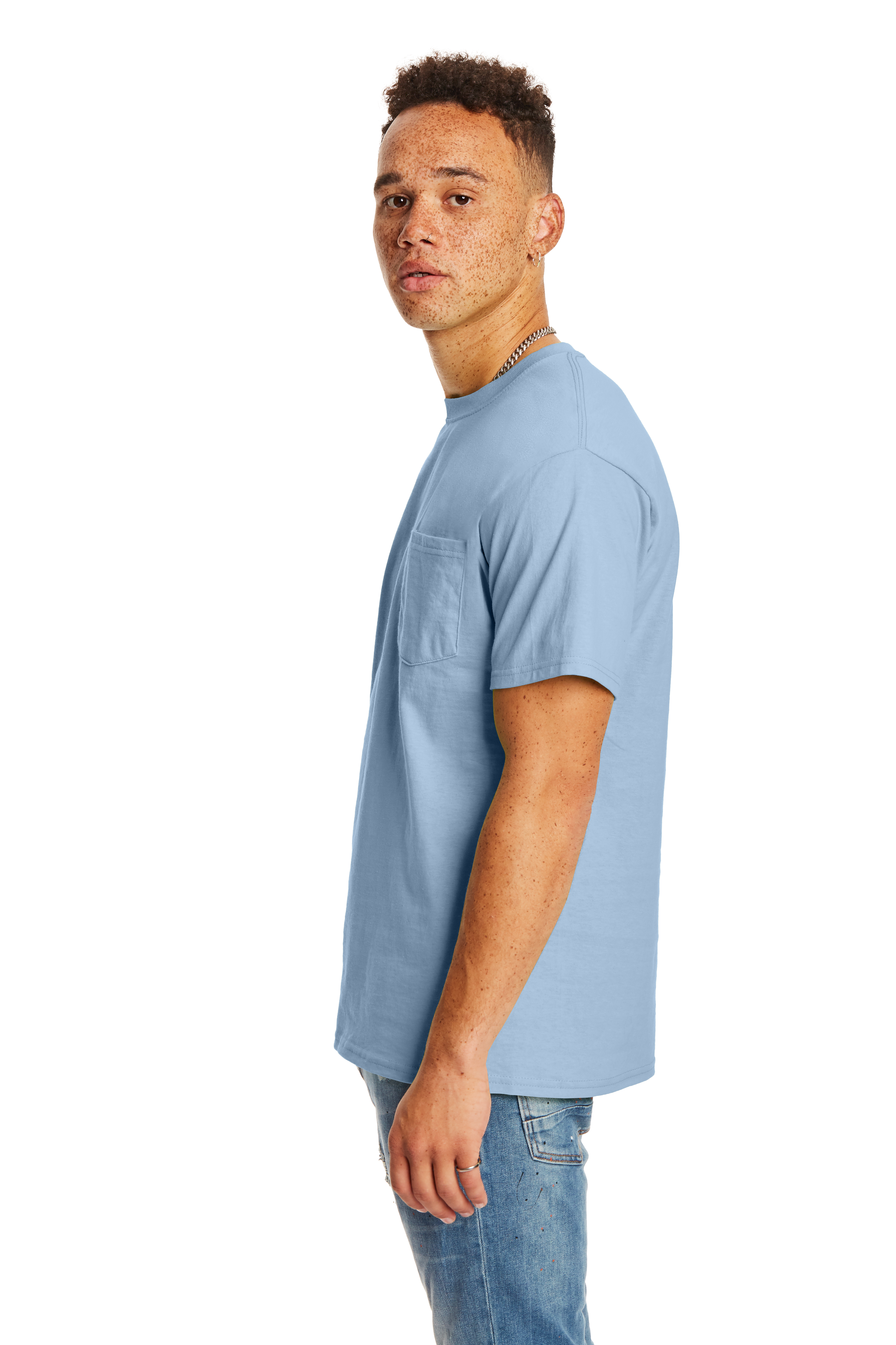 Hanes H5590 Light Blue
