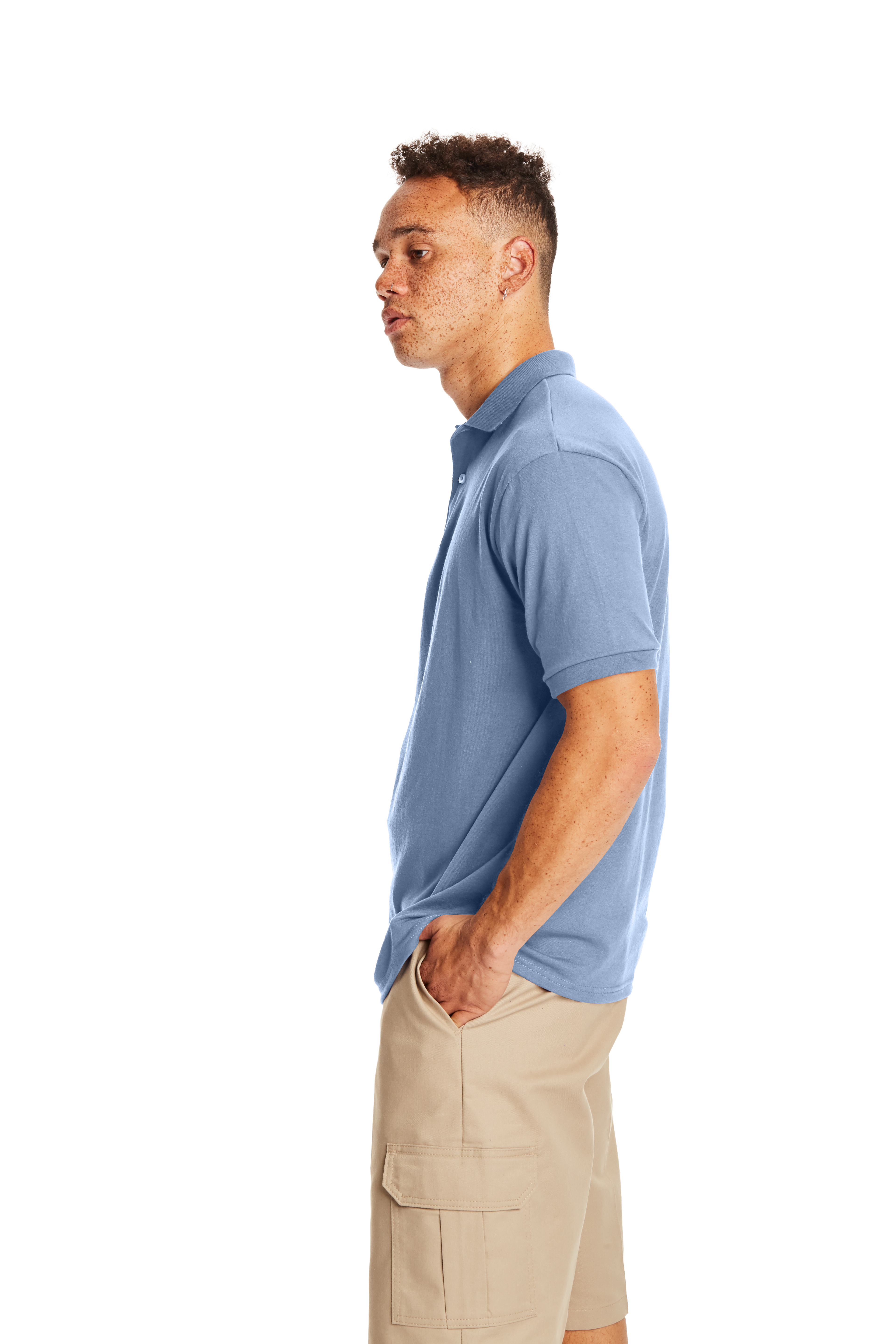 Hanes 054 Light Blue