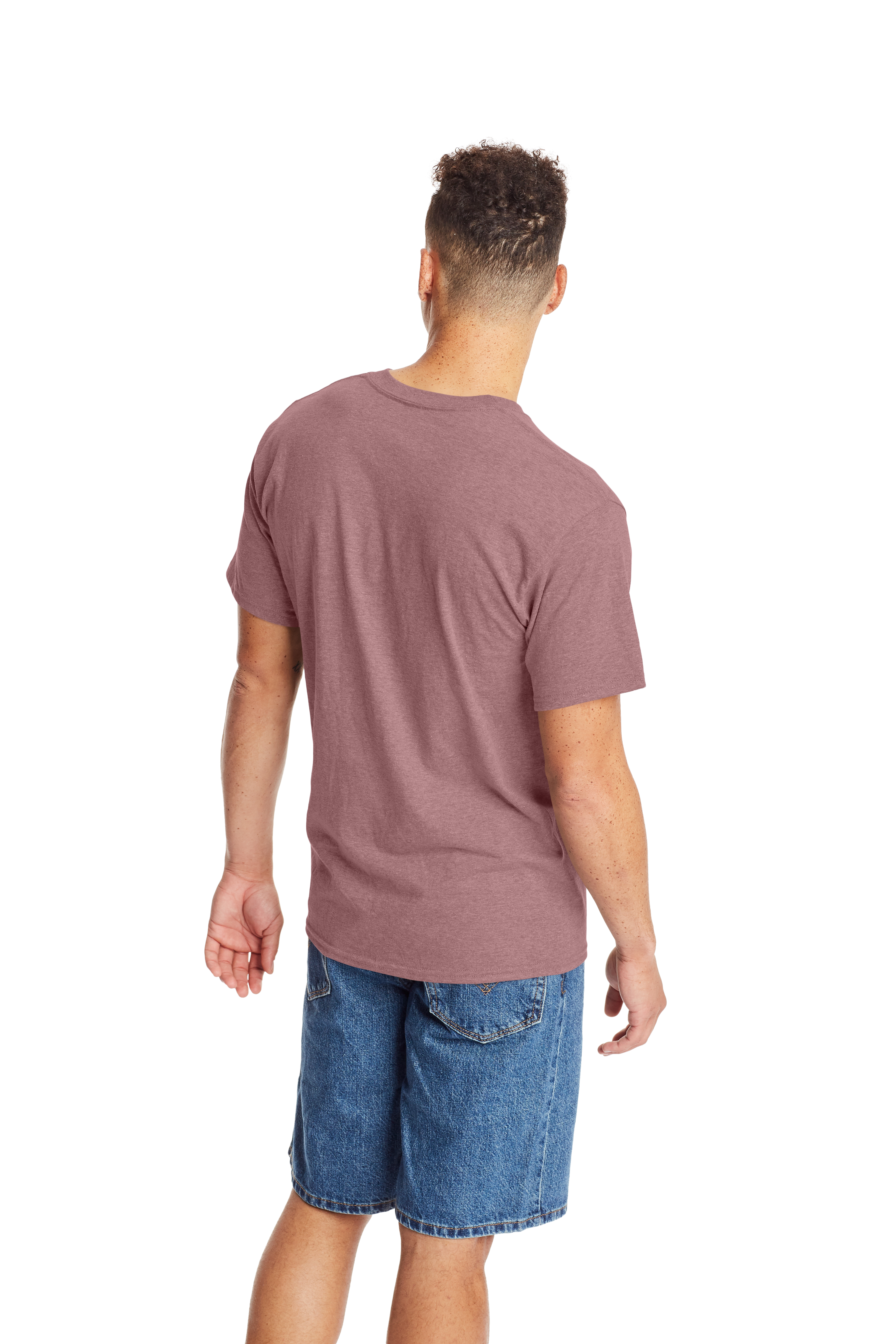 Hanes 5180 Mauve Pepr Heather