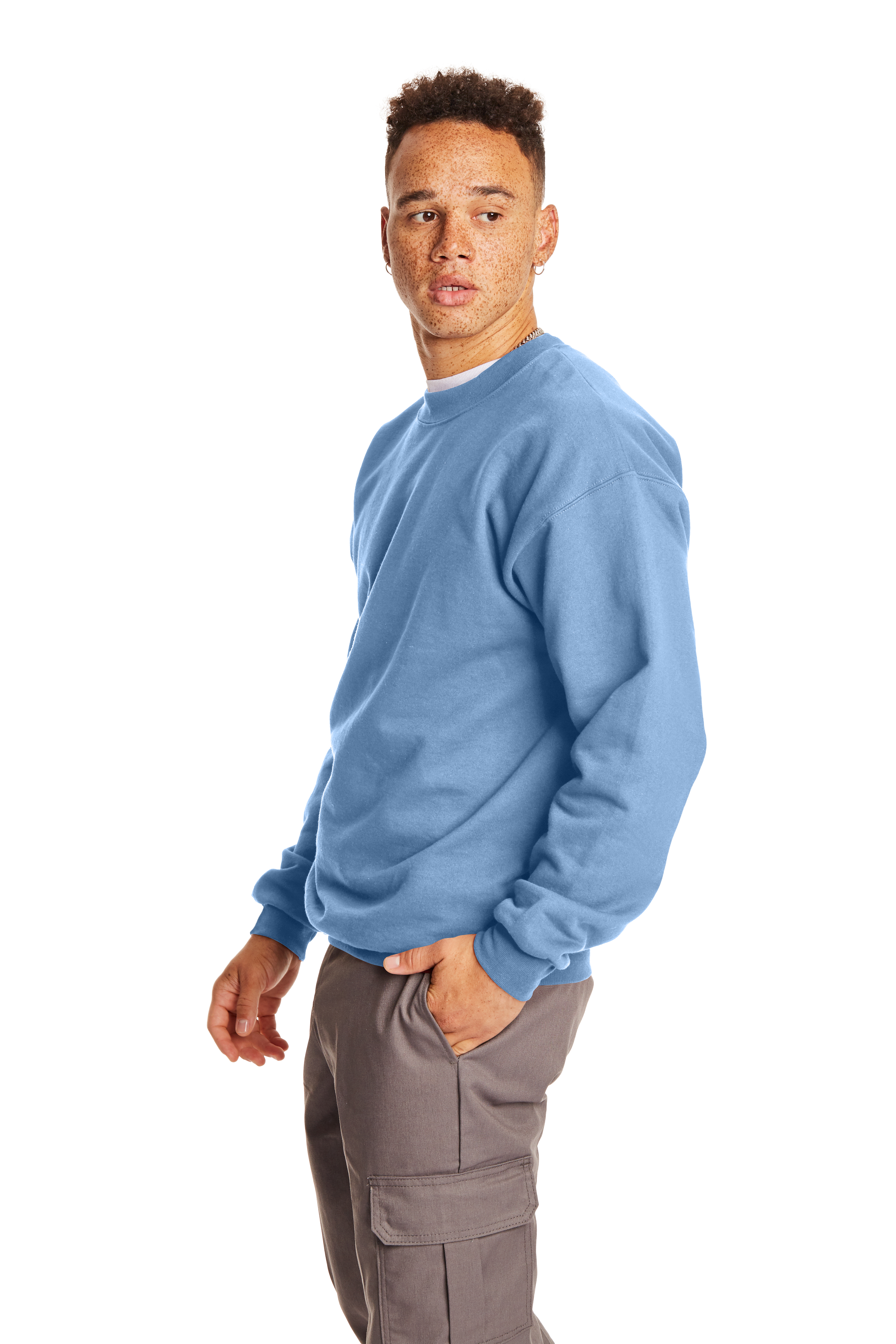 Hanes F260 Light Blue