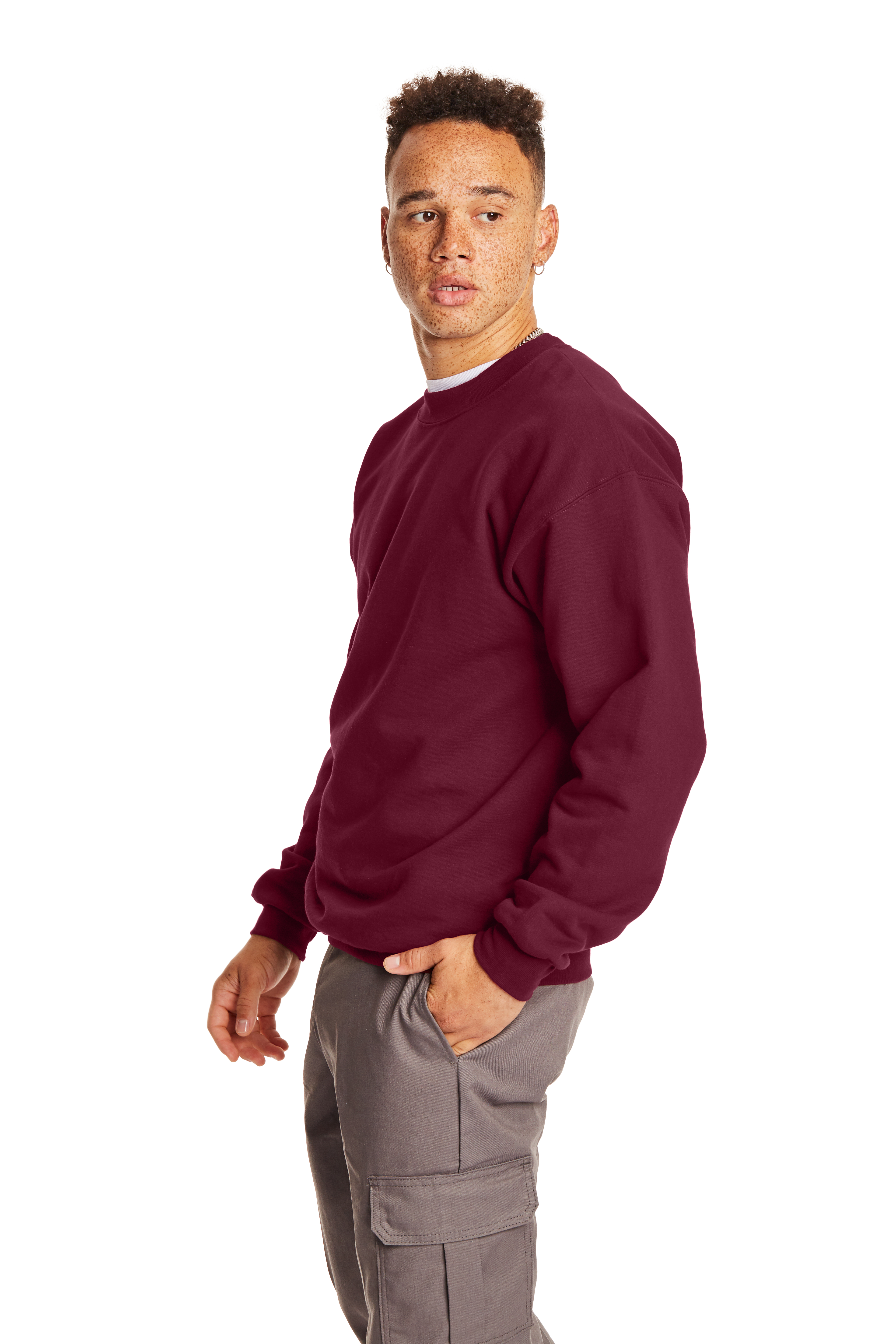 Hanes F260 Maroon