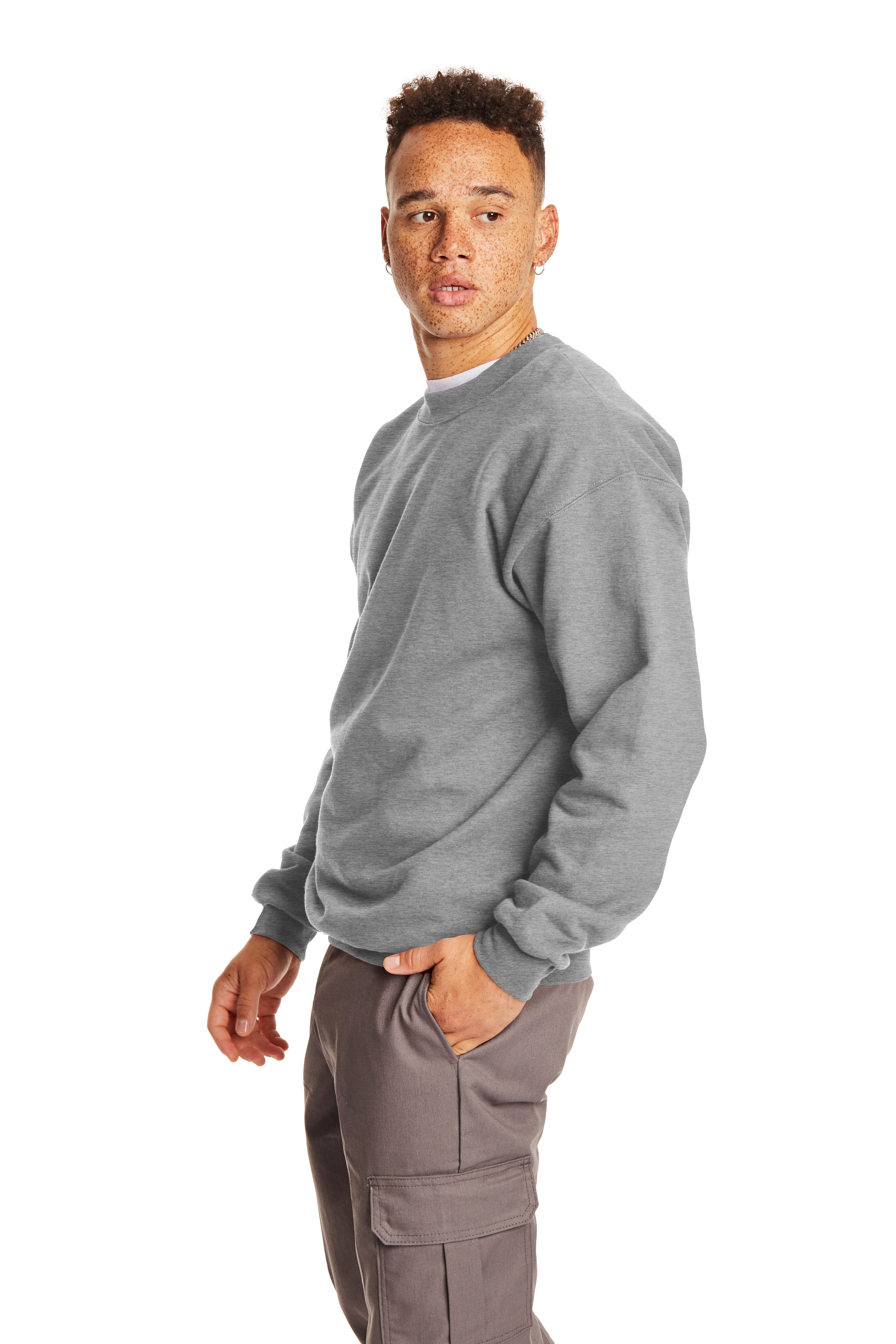 Hanes F260 Oxford Gray