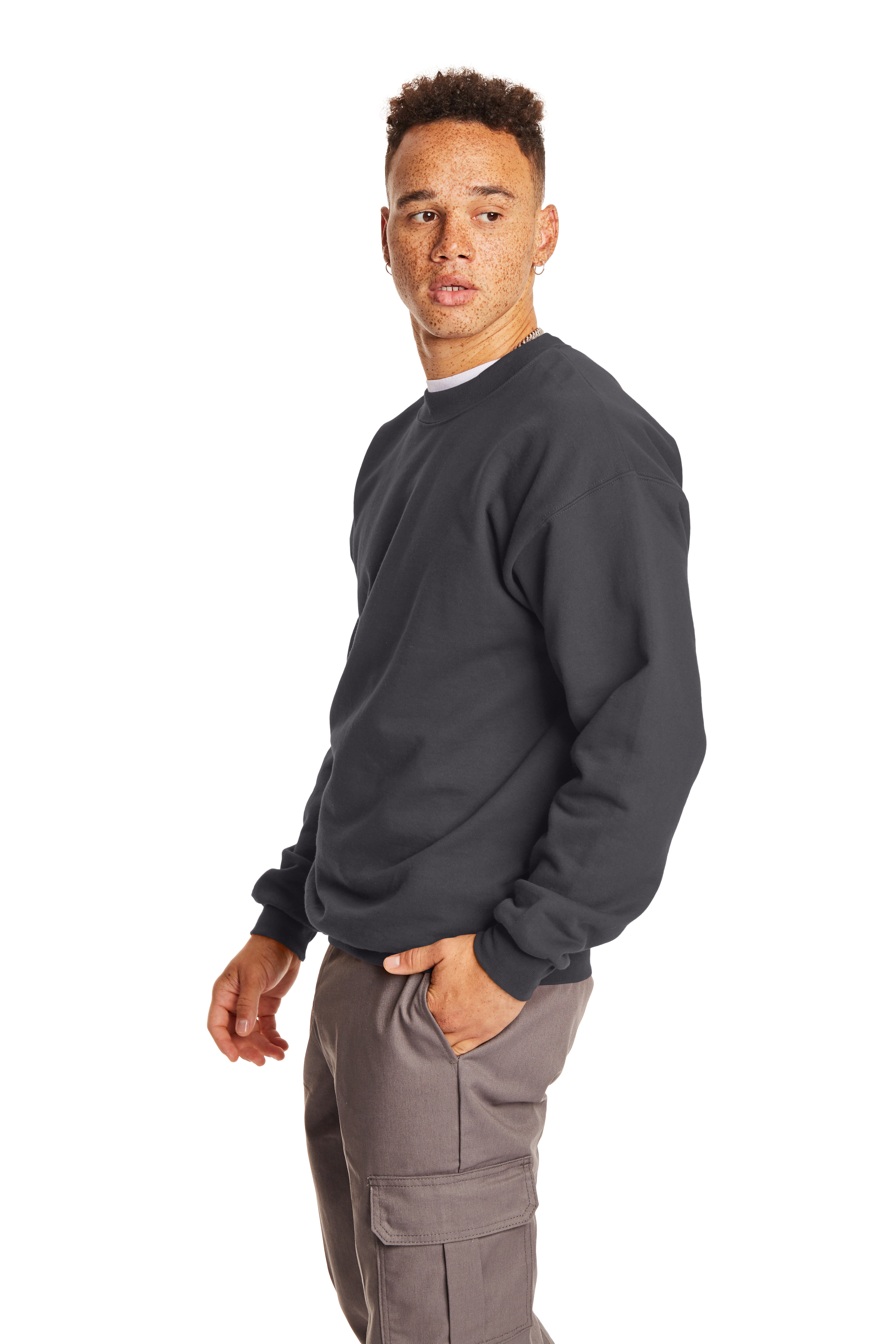 Hanes F260 Smoke Gray