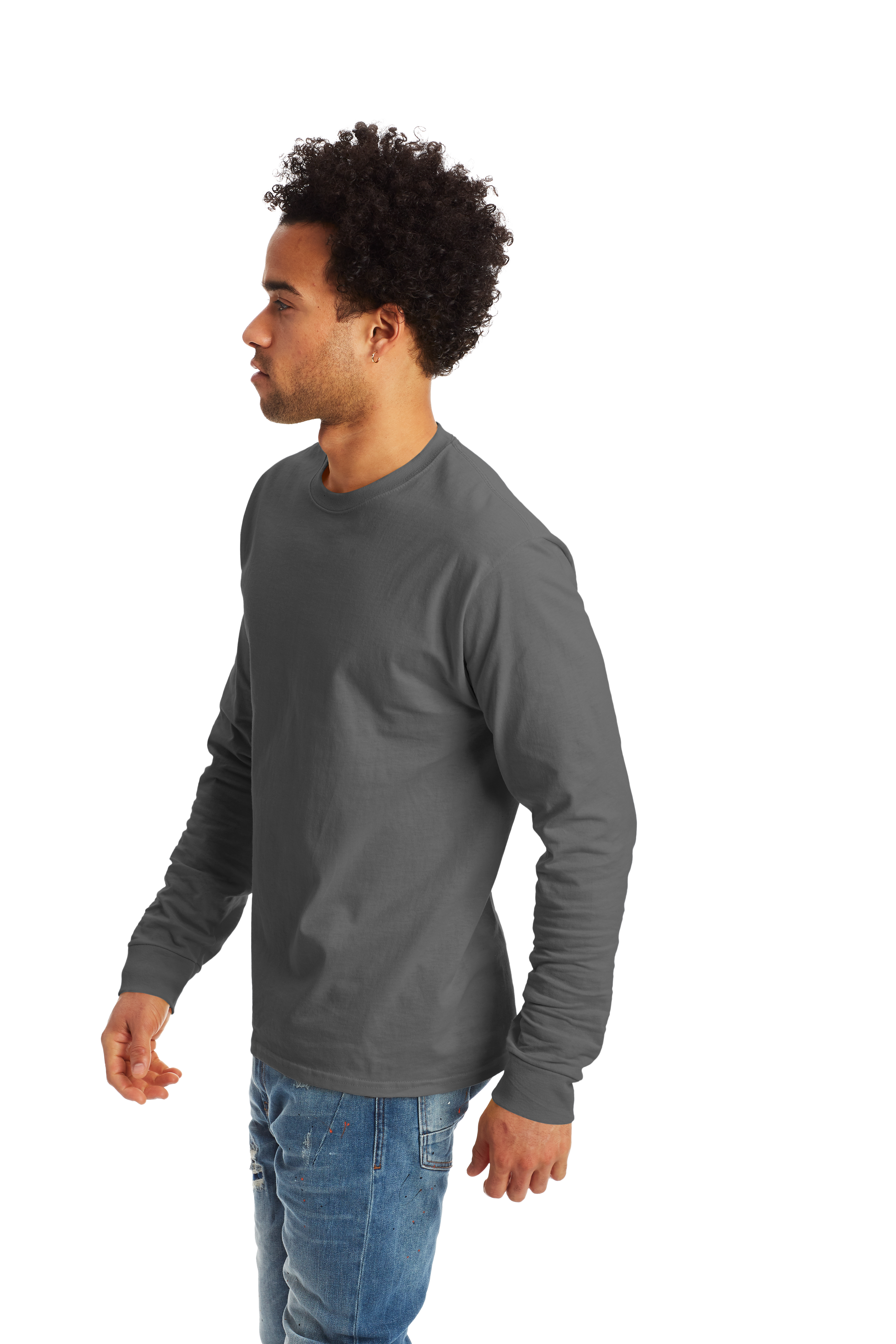 Hanes 5586 Smoke Gray