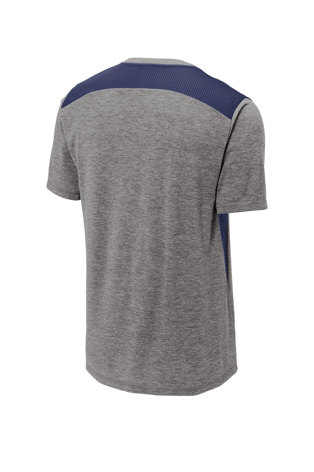 Sport-Tek ST410 True Navy / Dark Gray Heather