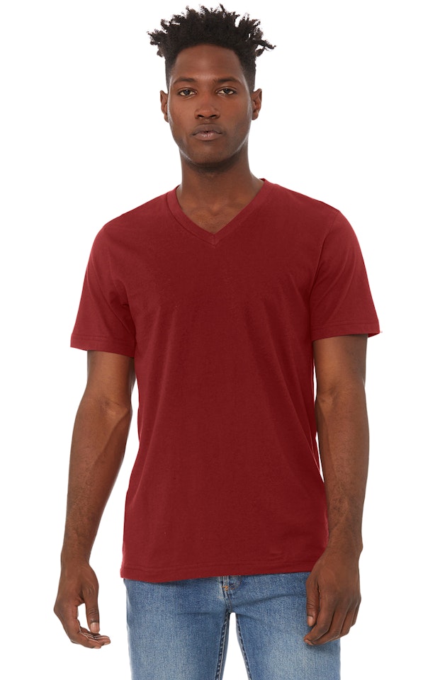 Bella Canvas Unisex Jersey Short Sleeve V Neck T Shirt 3005
