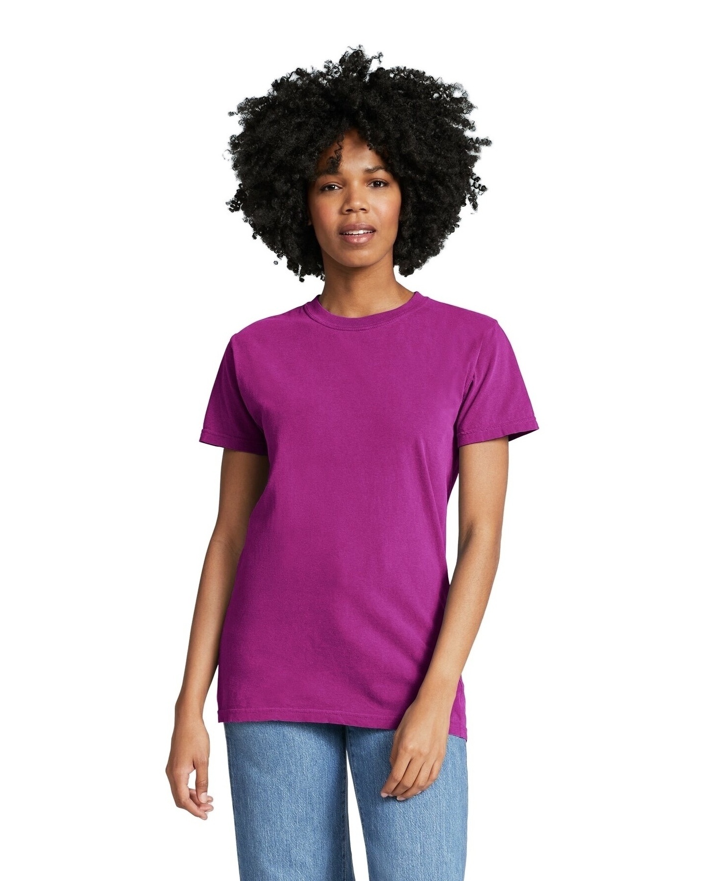 Comfort Colors Unisex Midweight Rs T Shirt C4017 Boysenberry | Jiffy